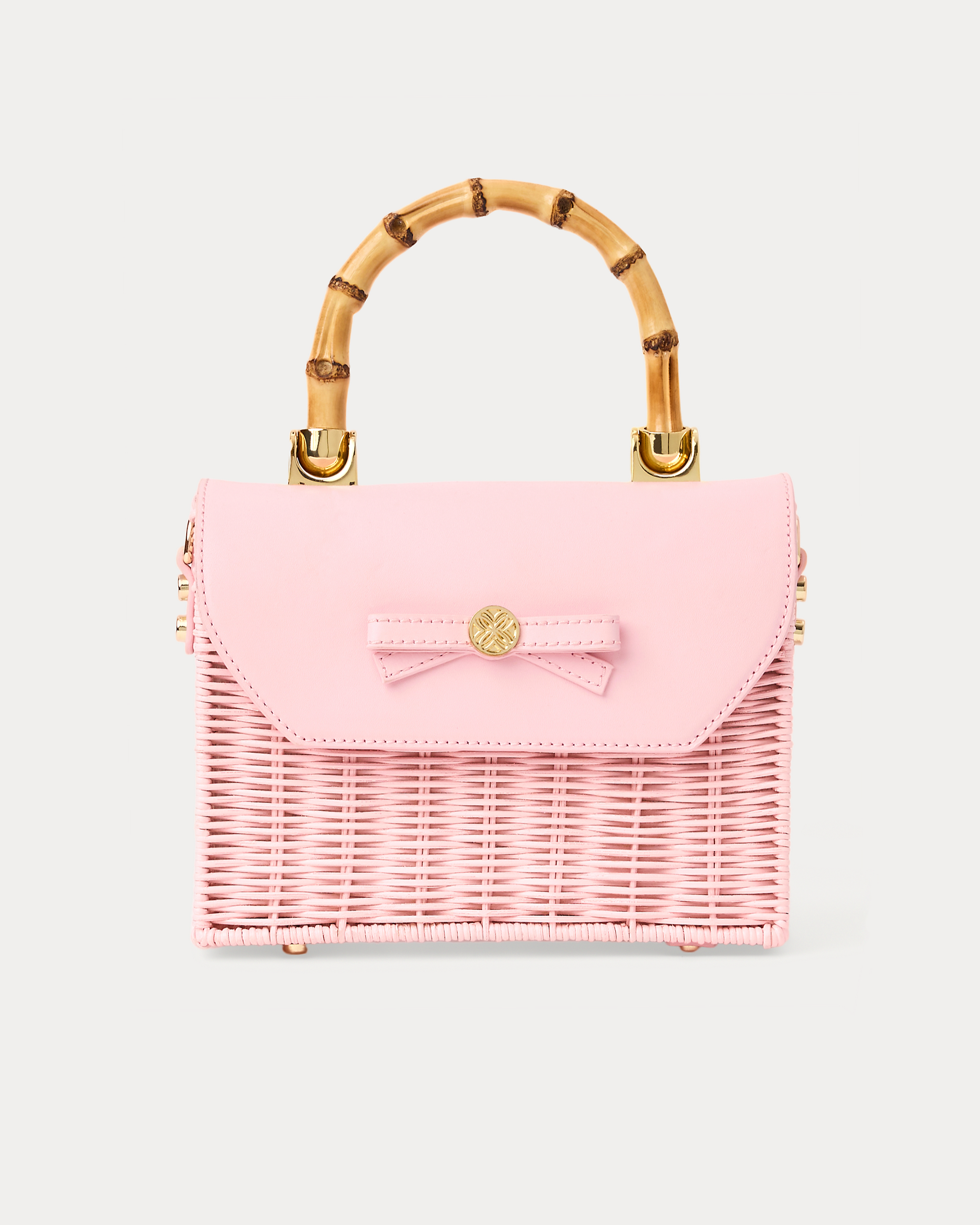 Teighen Bow Wicker Bag