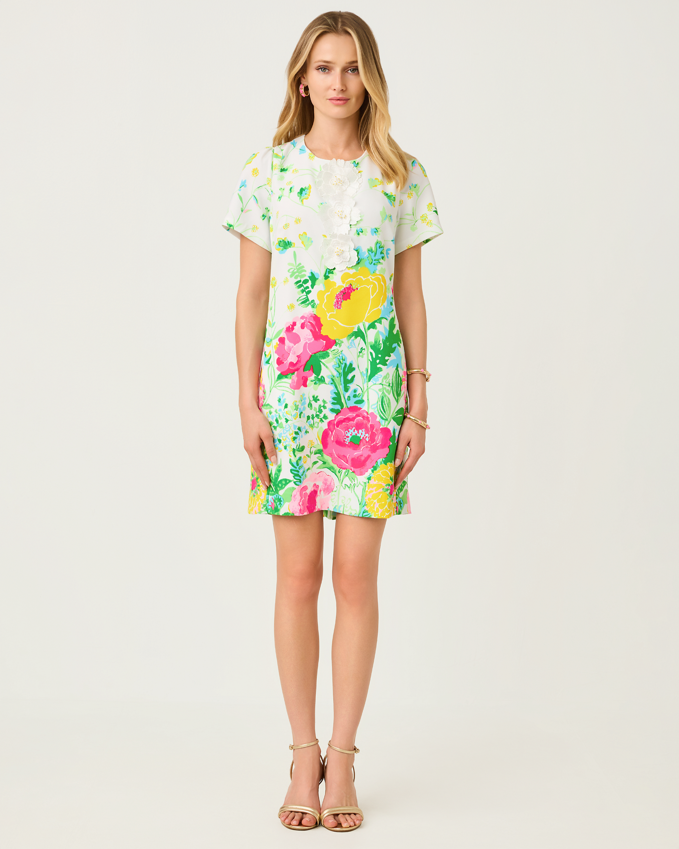 Edita Short Sleeve Shift Dress