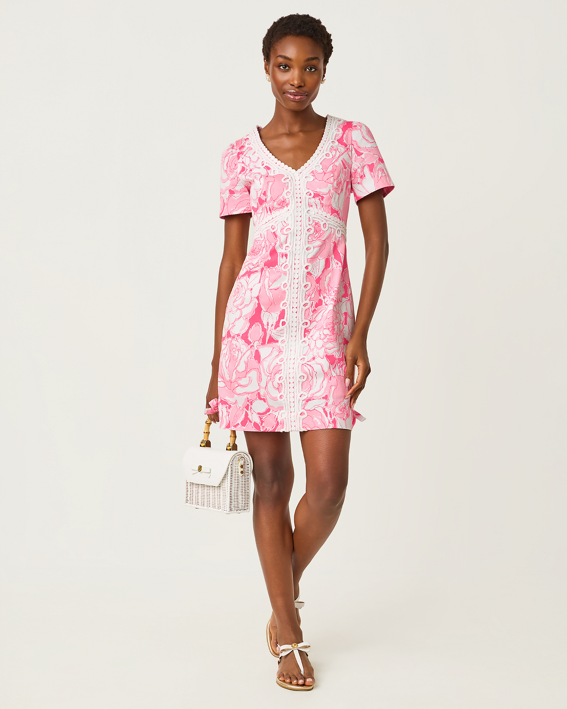 pink shift dress with sleeves What A Vision Fuchsia Pink Ruffled Dress Shop the Mint
