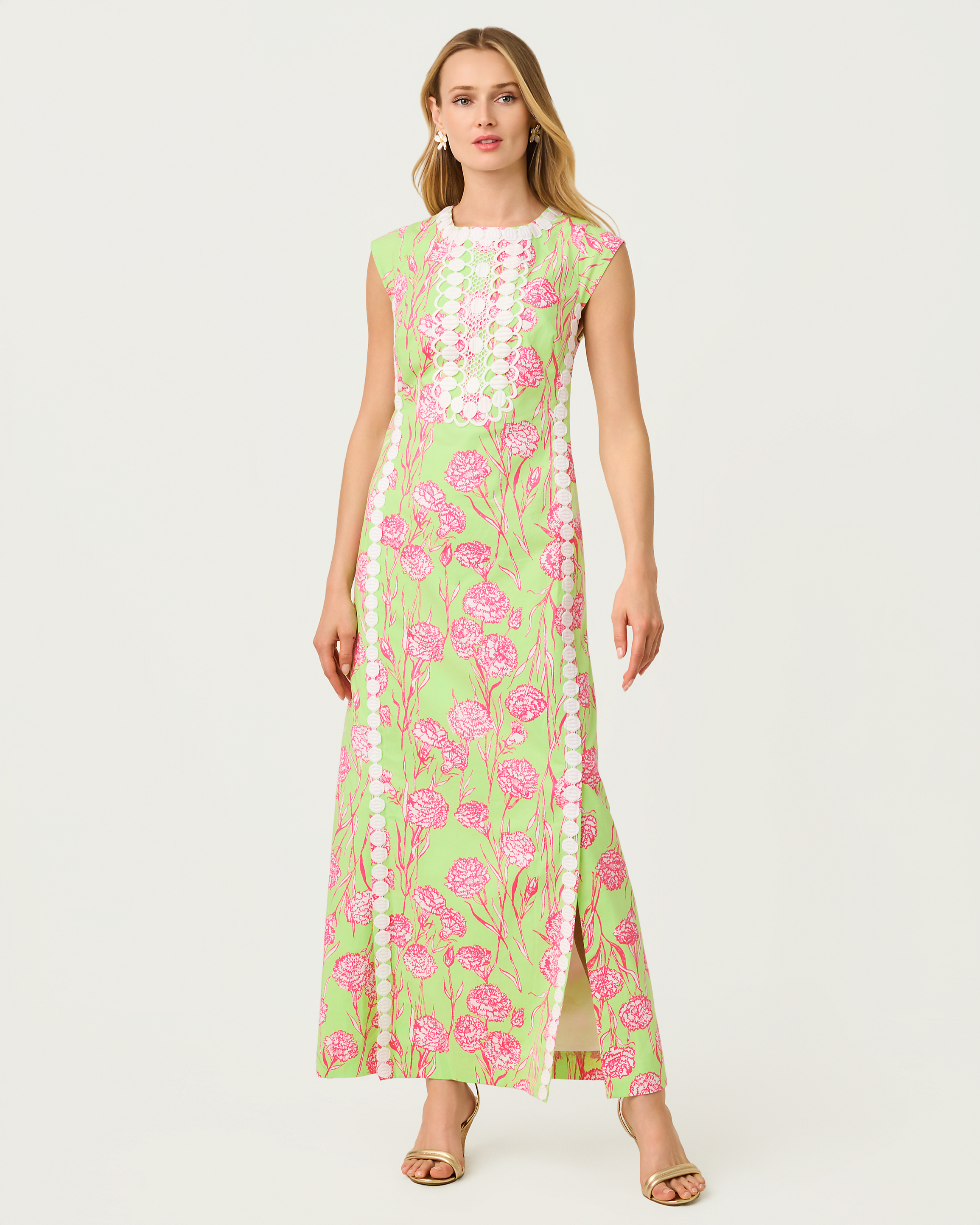 Rosalena Stretch Maxi Shift Dress