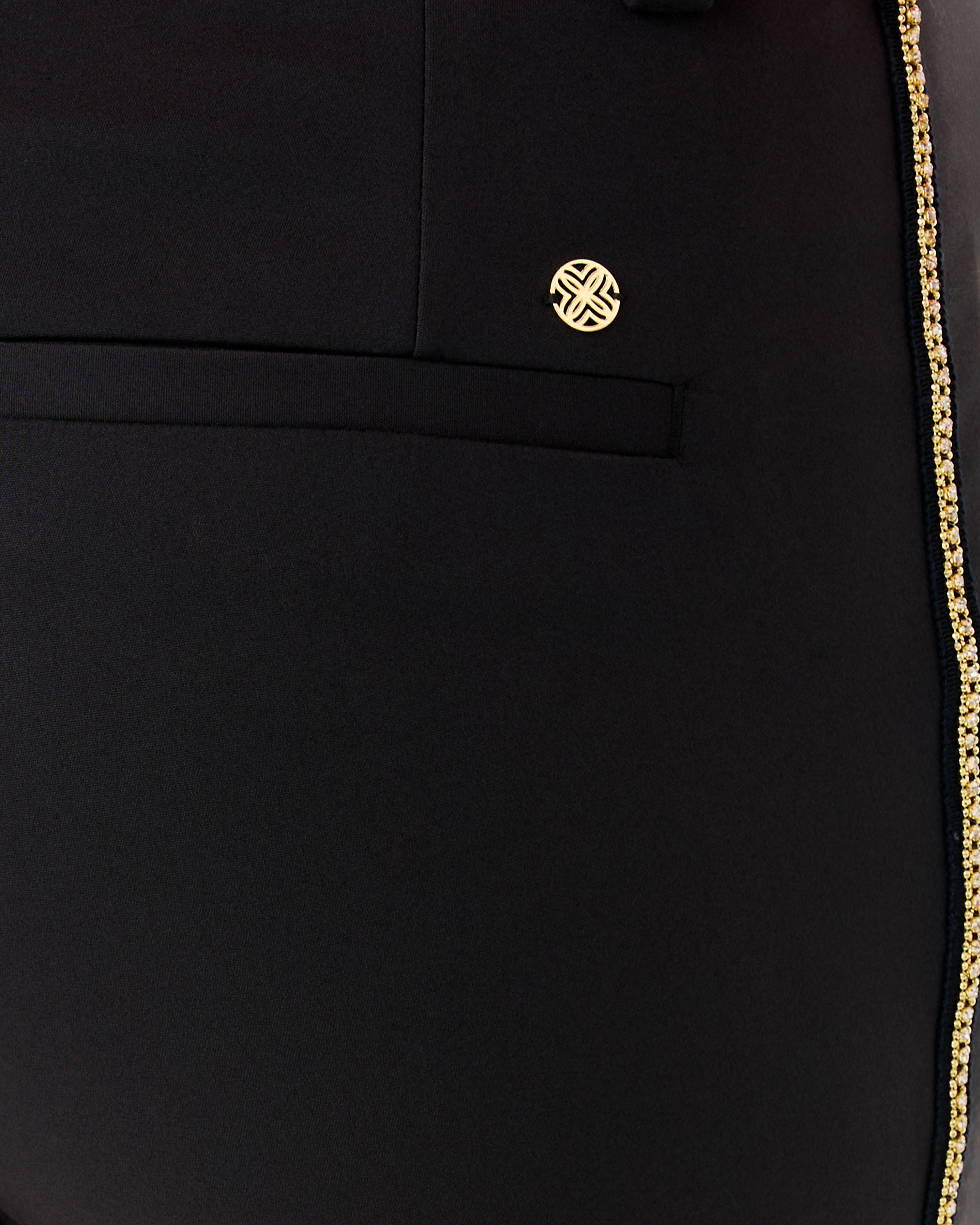 Ana Embellished Crop Flare Pant