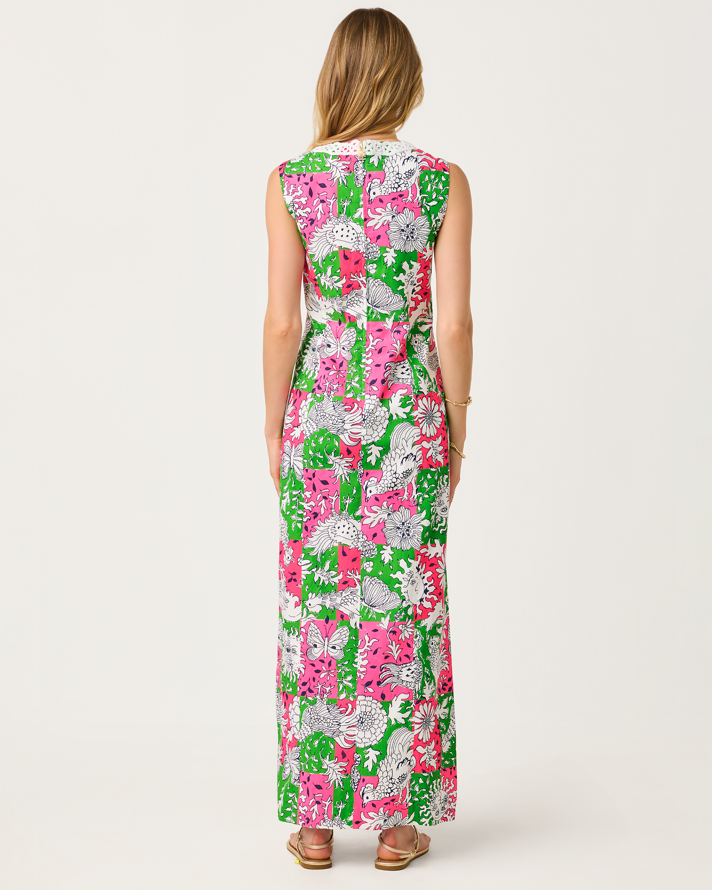 Barberine Stretch Maxi Shift Dress