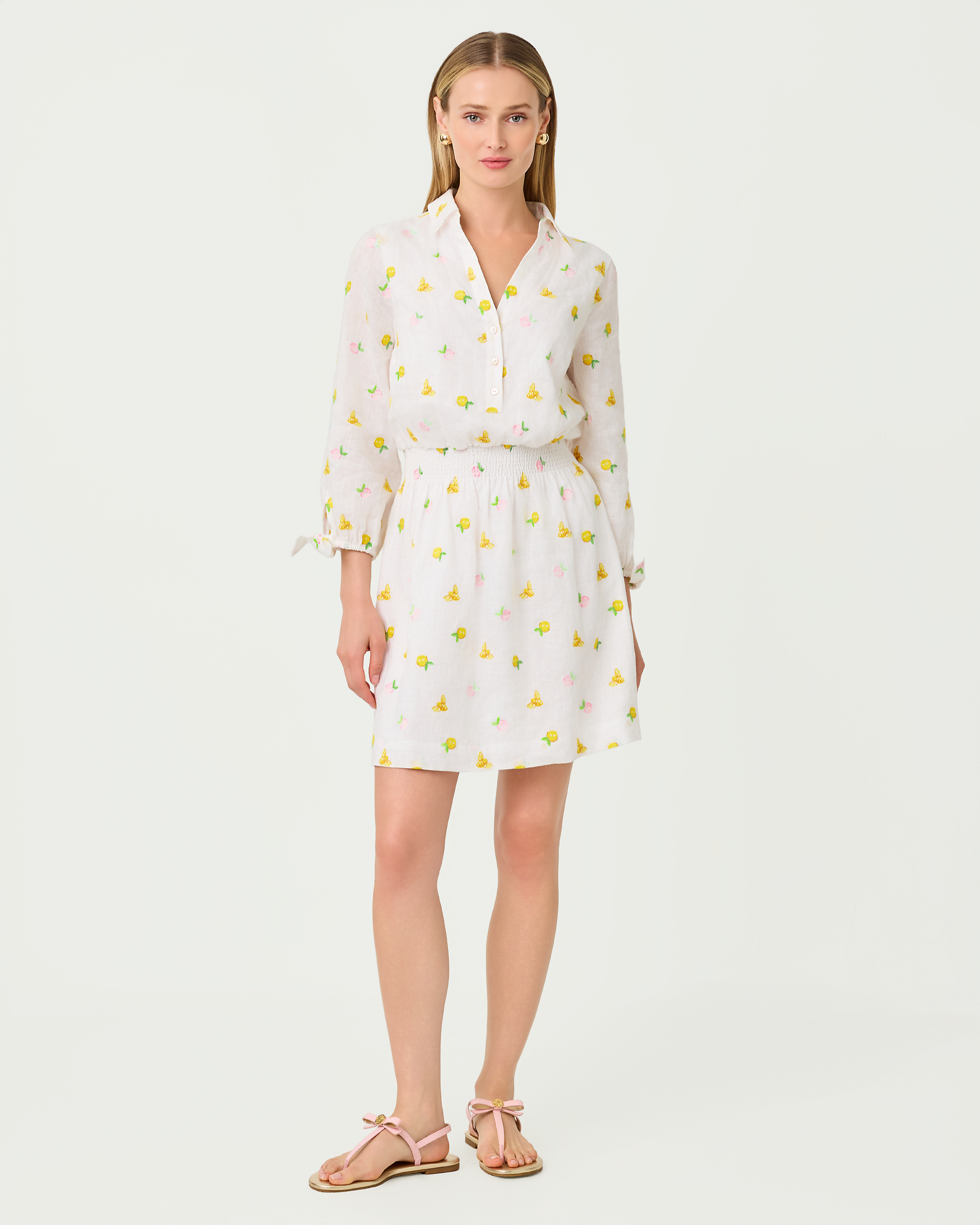 Abralynn Linen Shirtdress