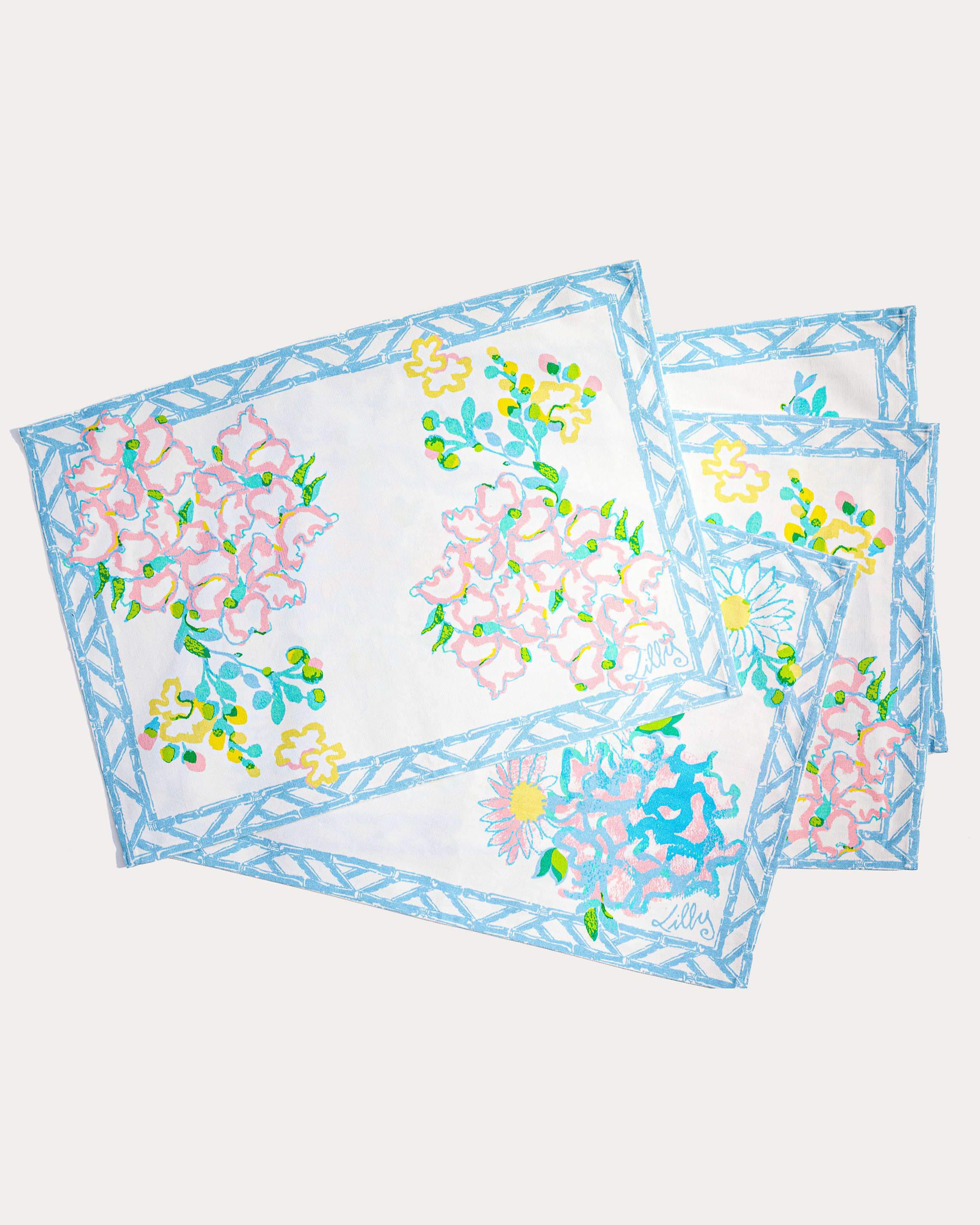 Engineered Printed Placemat Variety Set