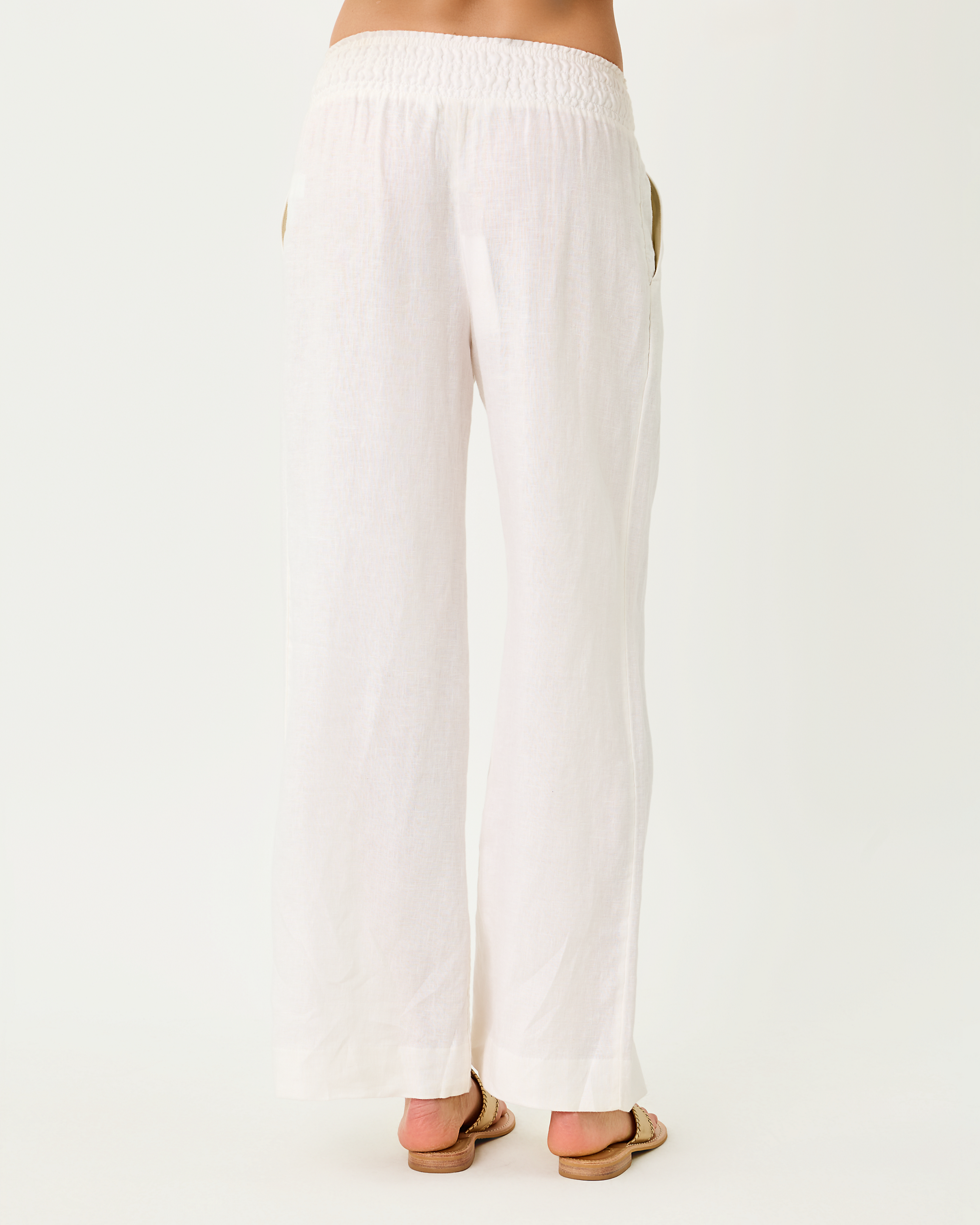 MIRABELLA LINEN PALAZZO PANT