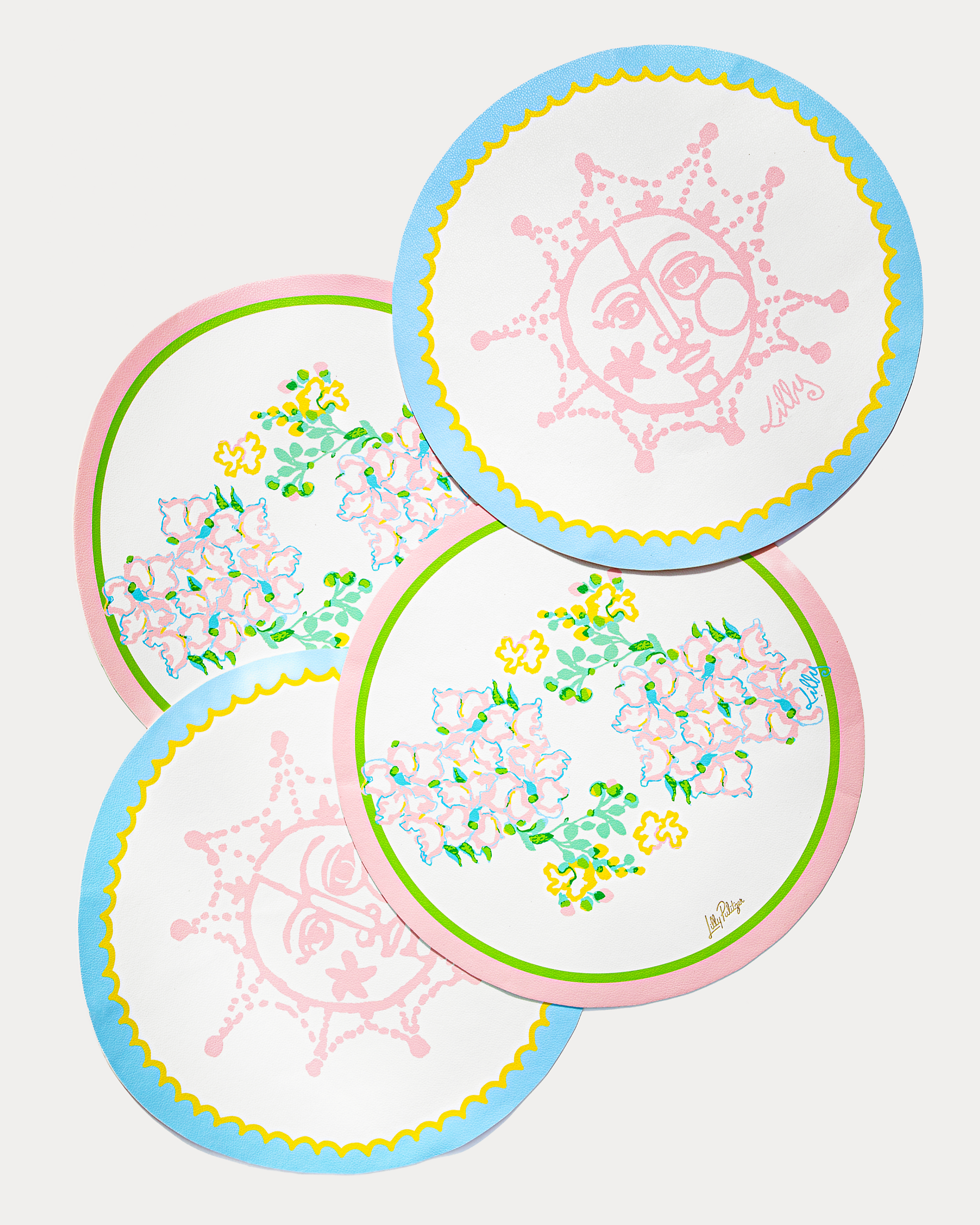 Set Of 4 Wipeable Placemats