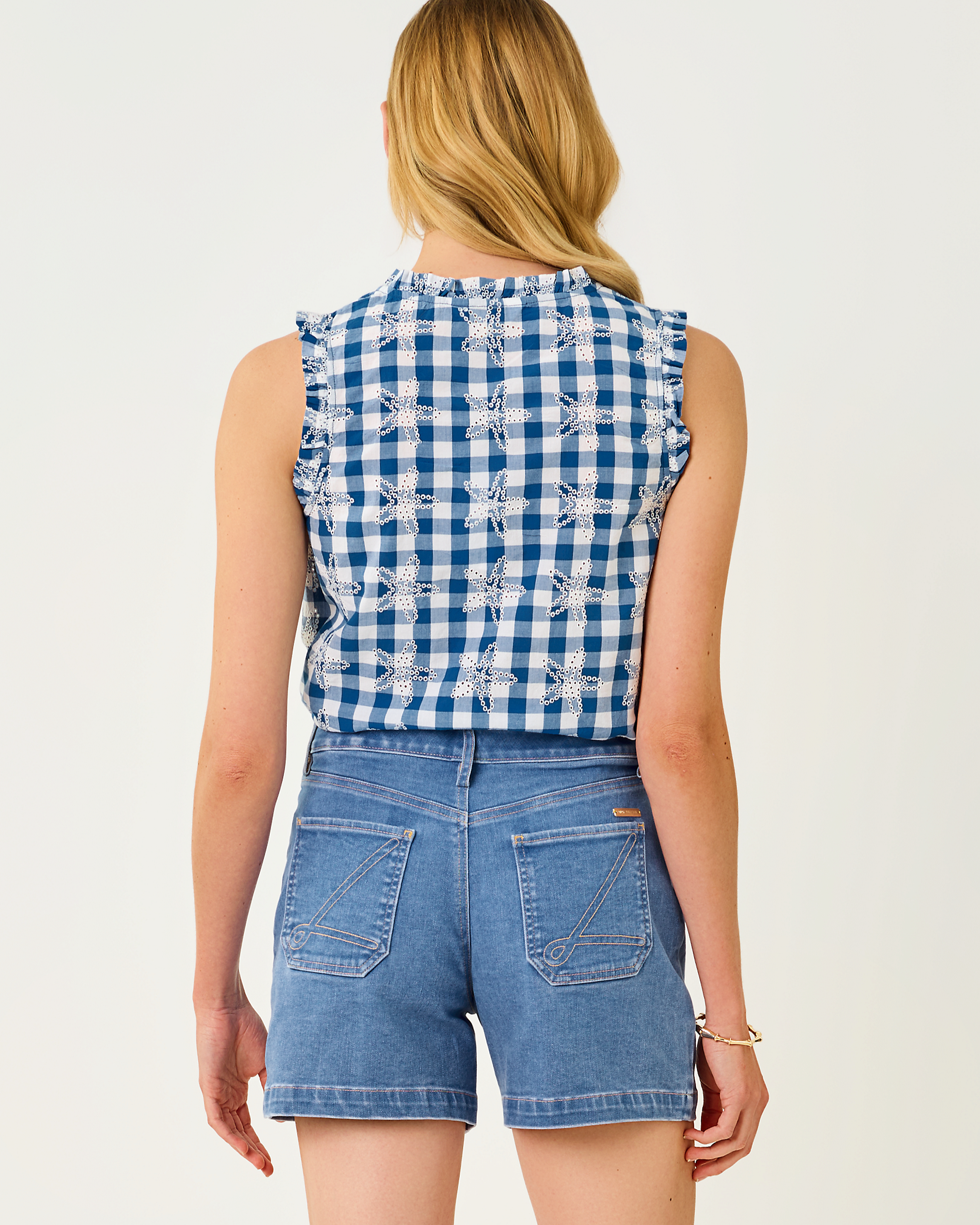 KAVALLA SLEEVELESS RUFFLE