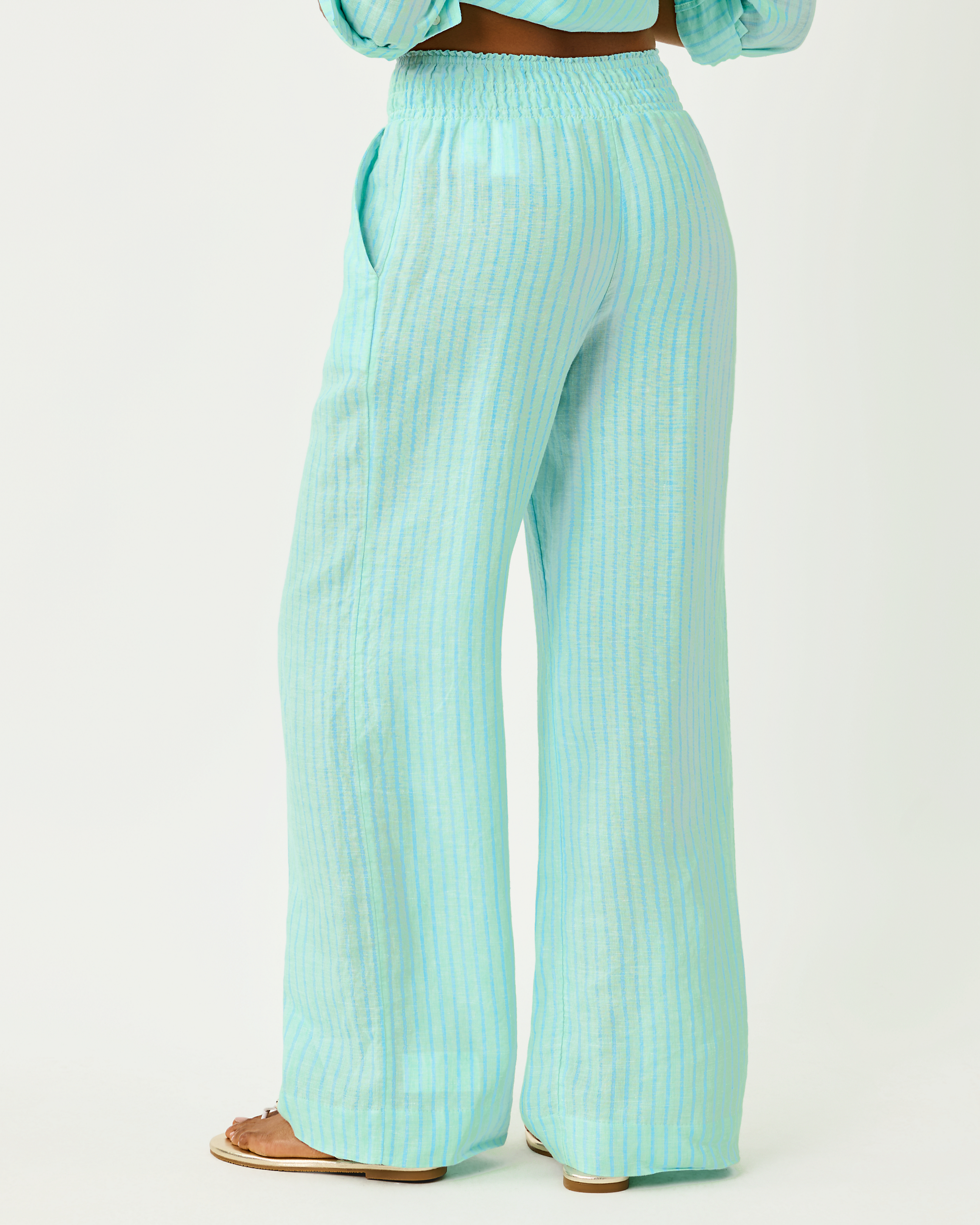 MIRABELLA LINEN PALAZZO PANT