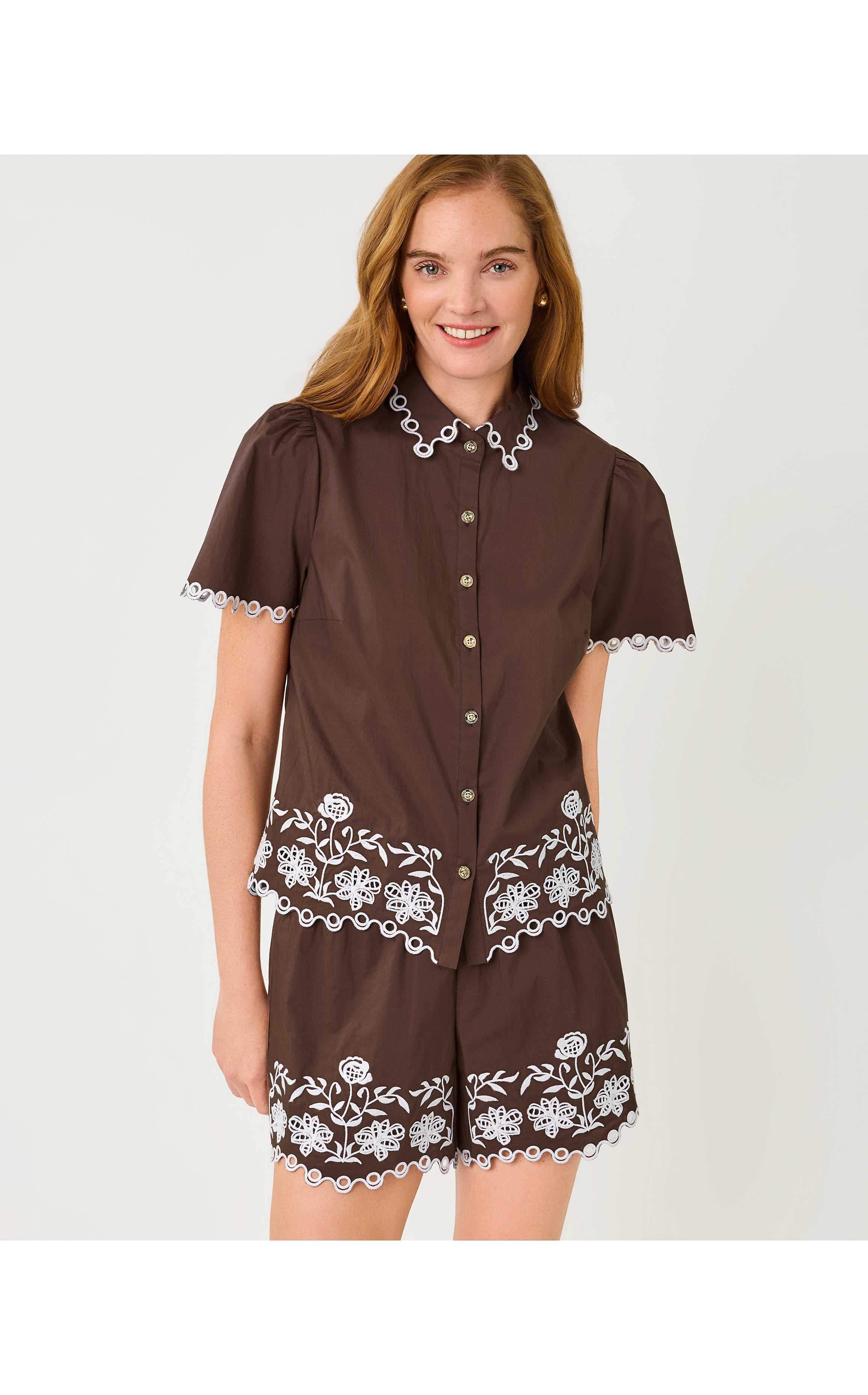 Rikki Short Sleeve Top - Coco Beach