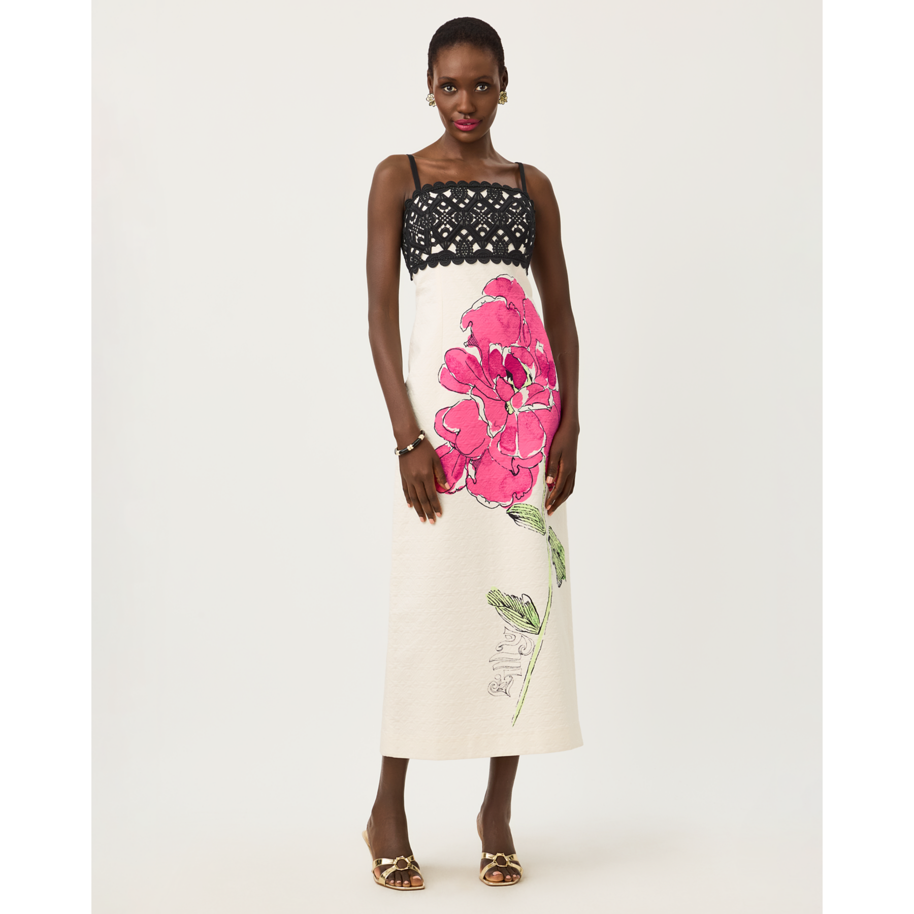 Vena Stretch Maxi Dress - Coconut Oversized Big Lillys Engineered Woven Maxi