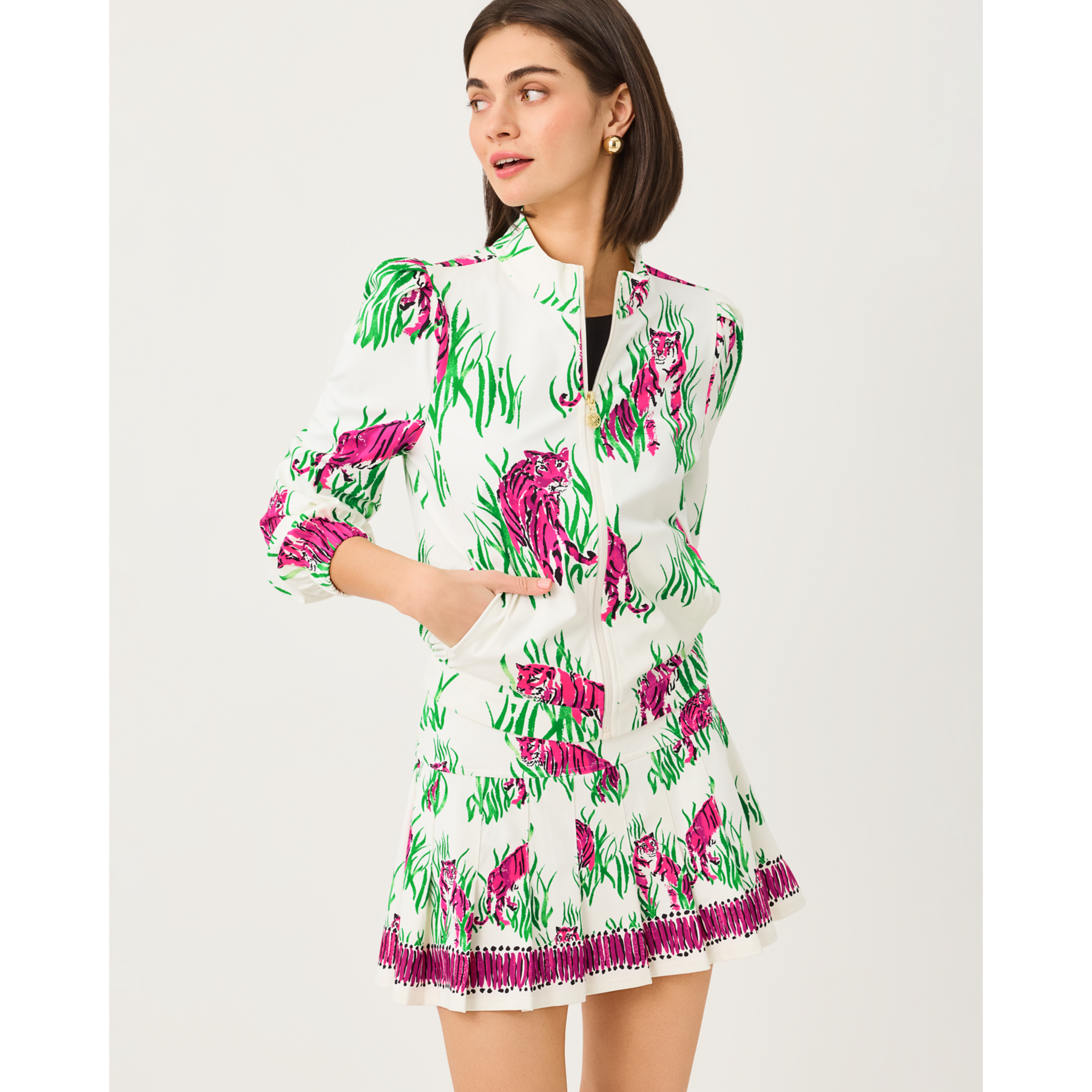 Noelani Jacket Upf 50+ - Coconut Camouflage Catwalk