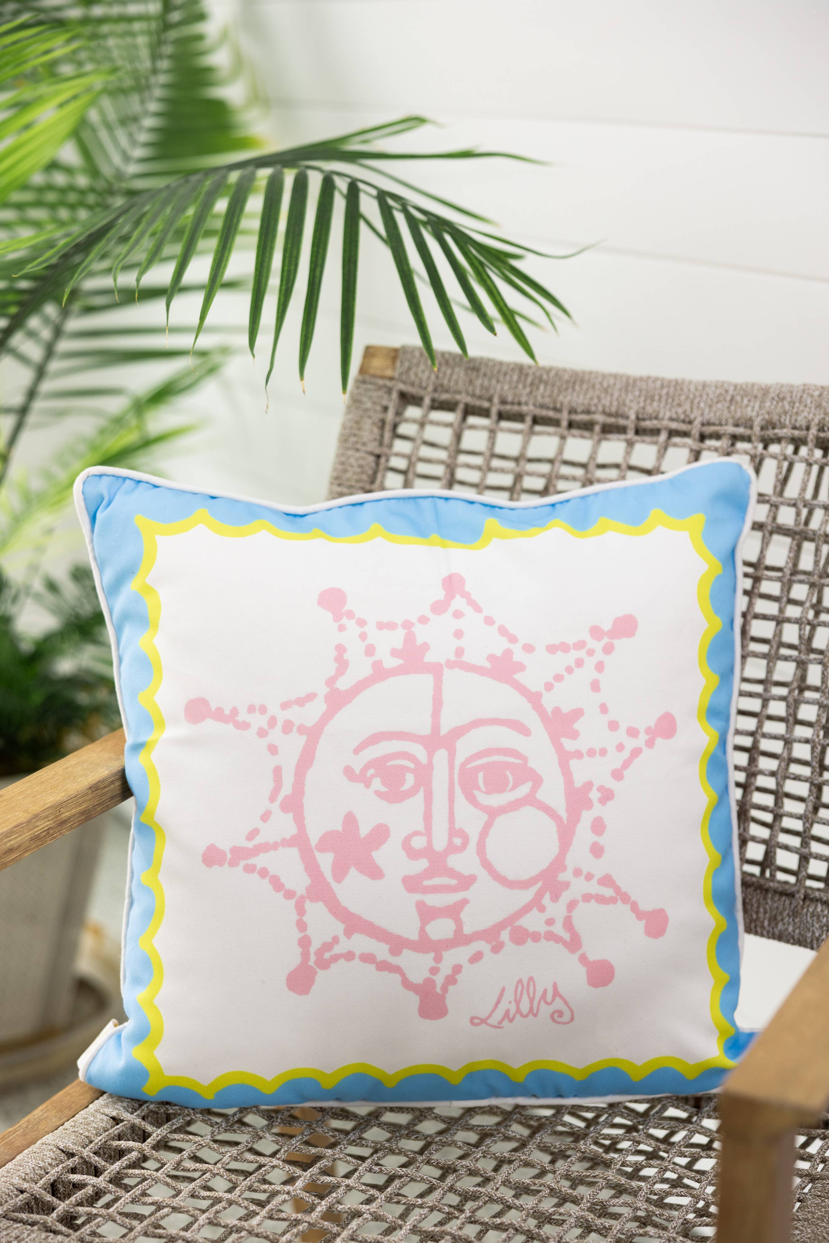 Large Pillow, Sun Tiles Home