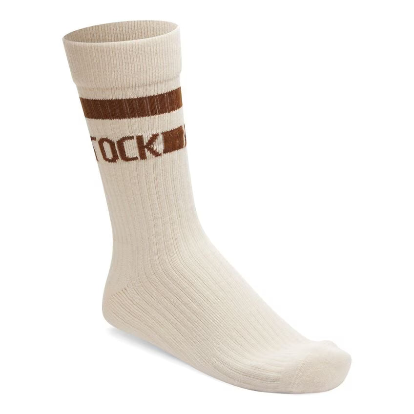 Cotton Crew Stripe Eggshell