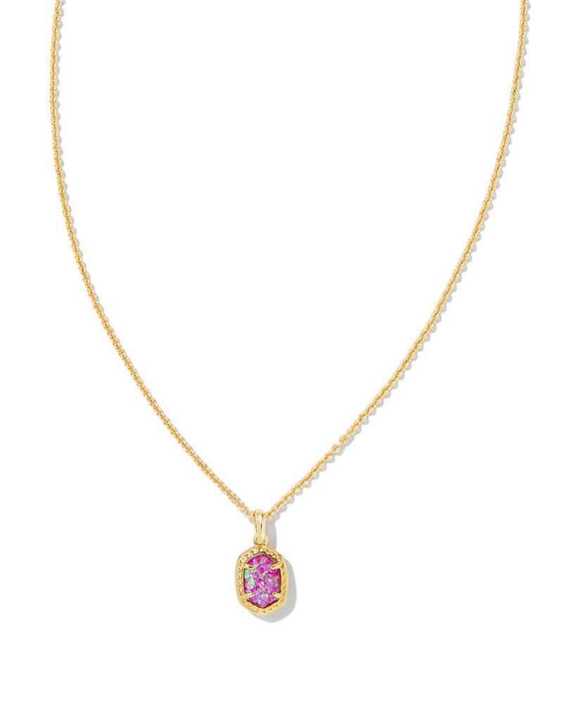 Daphne Framed Short Pendant Necklace