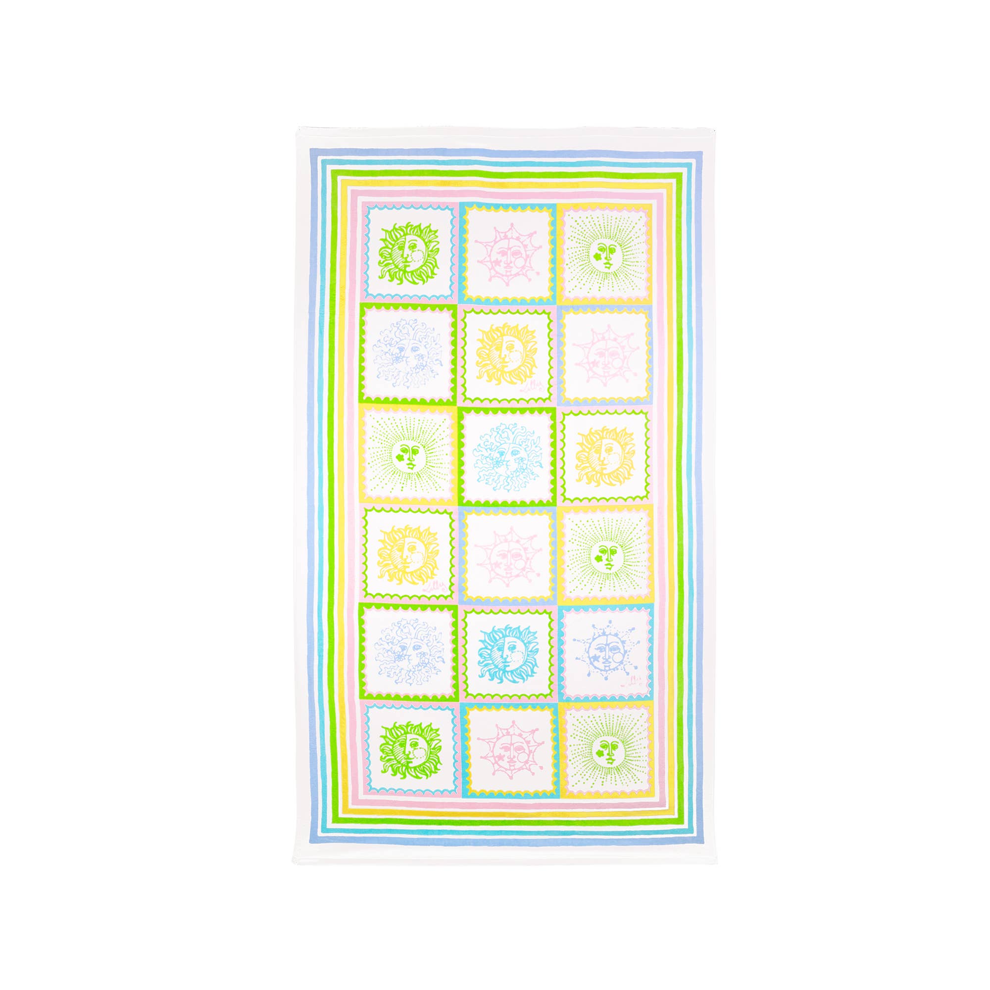 Beach Towel, Sun Tiles Home