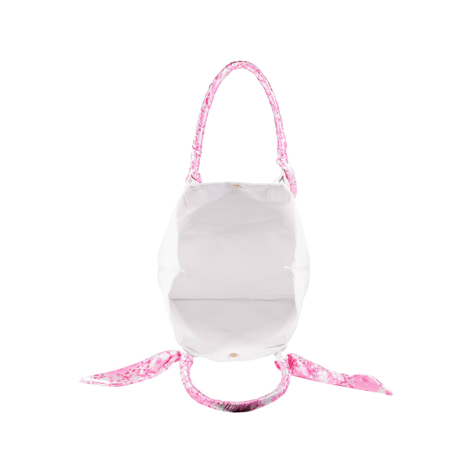 Mesh Beach Bag, Conch Shell Pink Burst of Joy