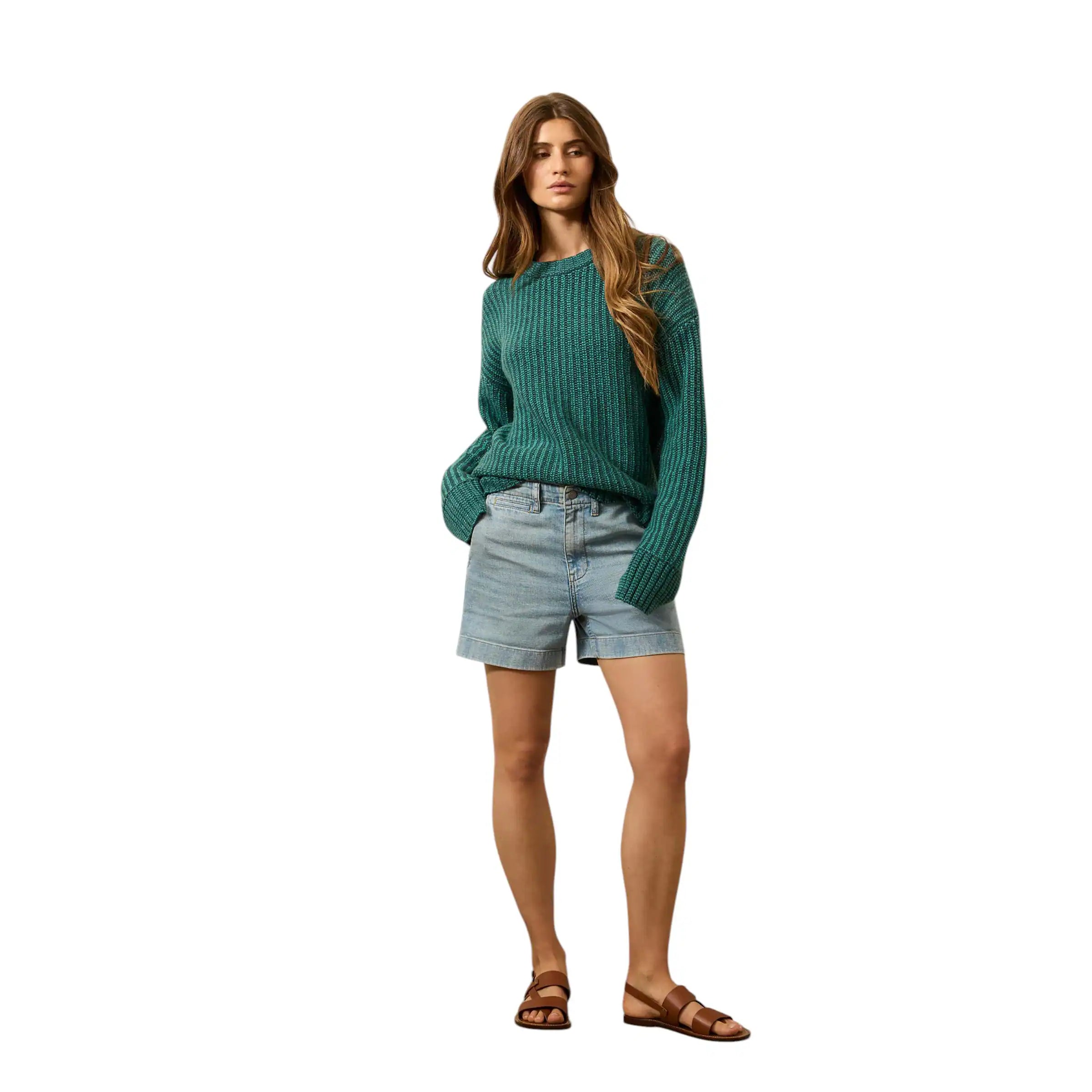 Heirloom Cotton Relaxed Crew