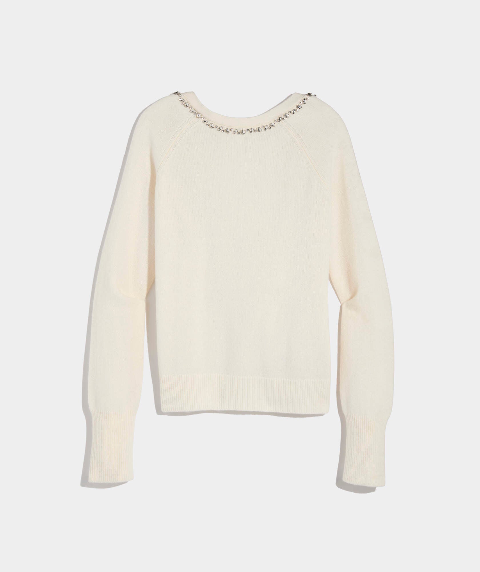 Rhinestone Embellished Sweater