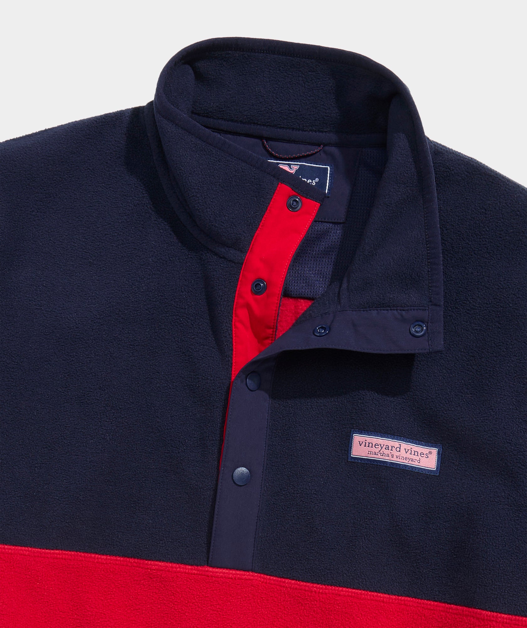 Colorblock Harbor Fleece Quarter-Snap