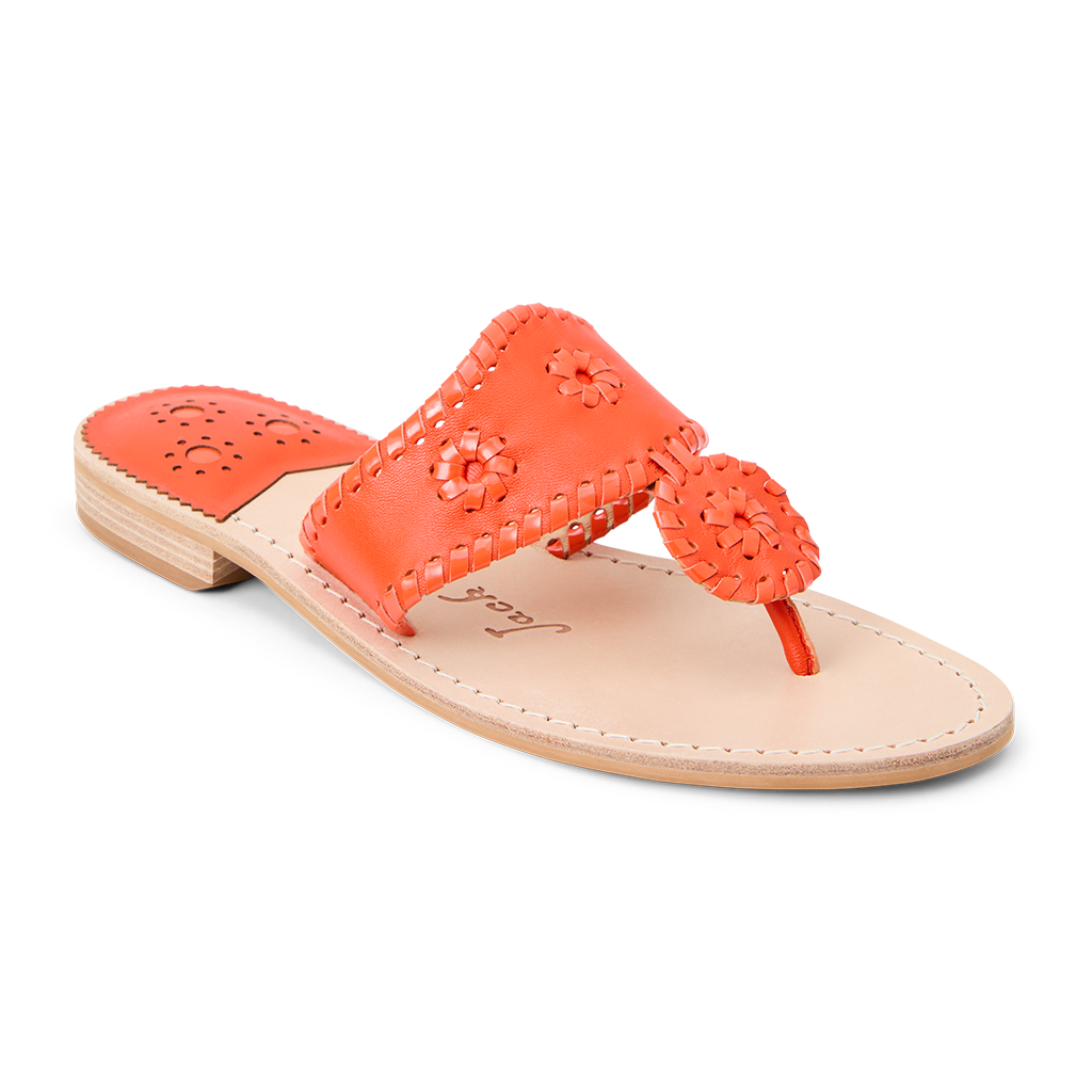 Jacks Nappa Flat Sandal
