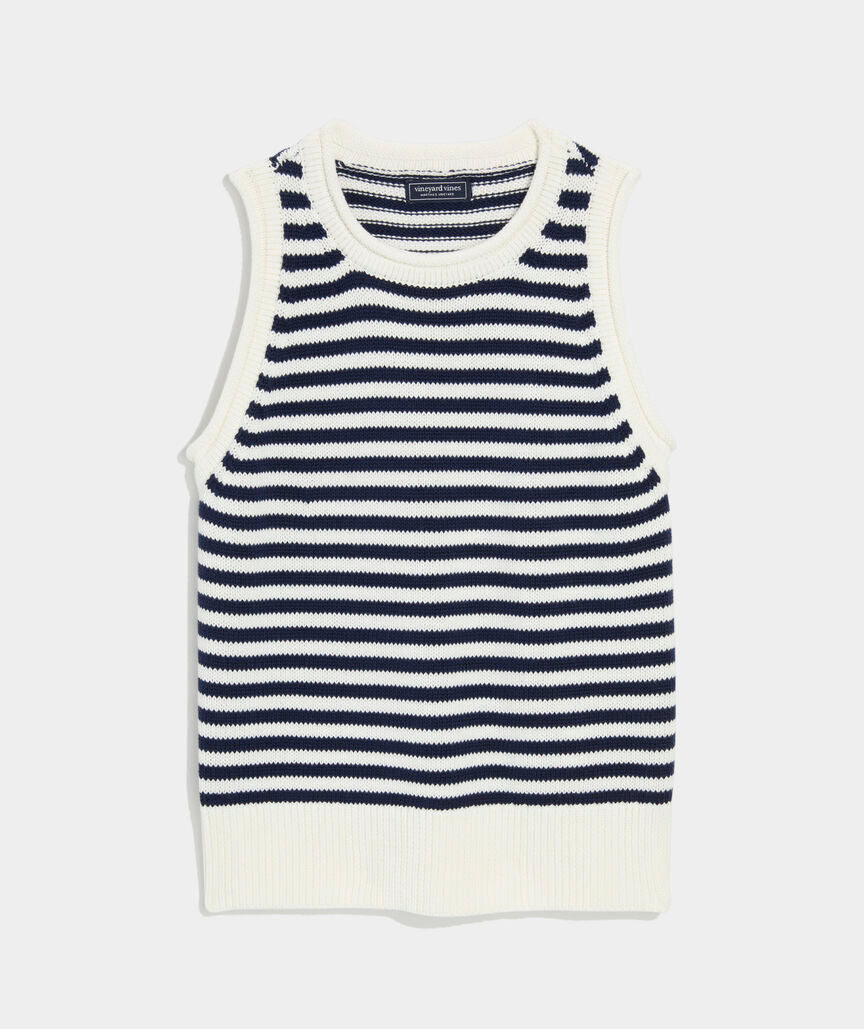 Katie Cotton Rollneck Sweater Tank