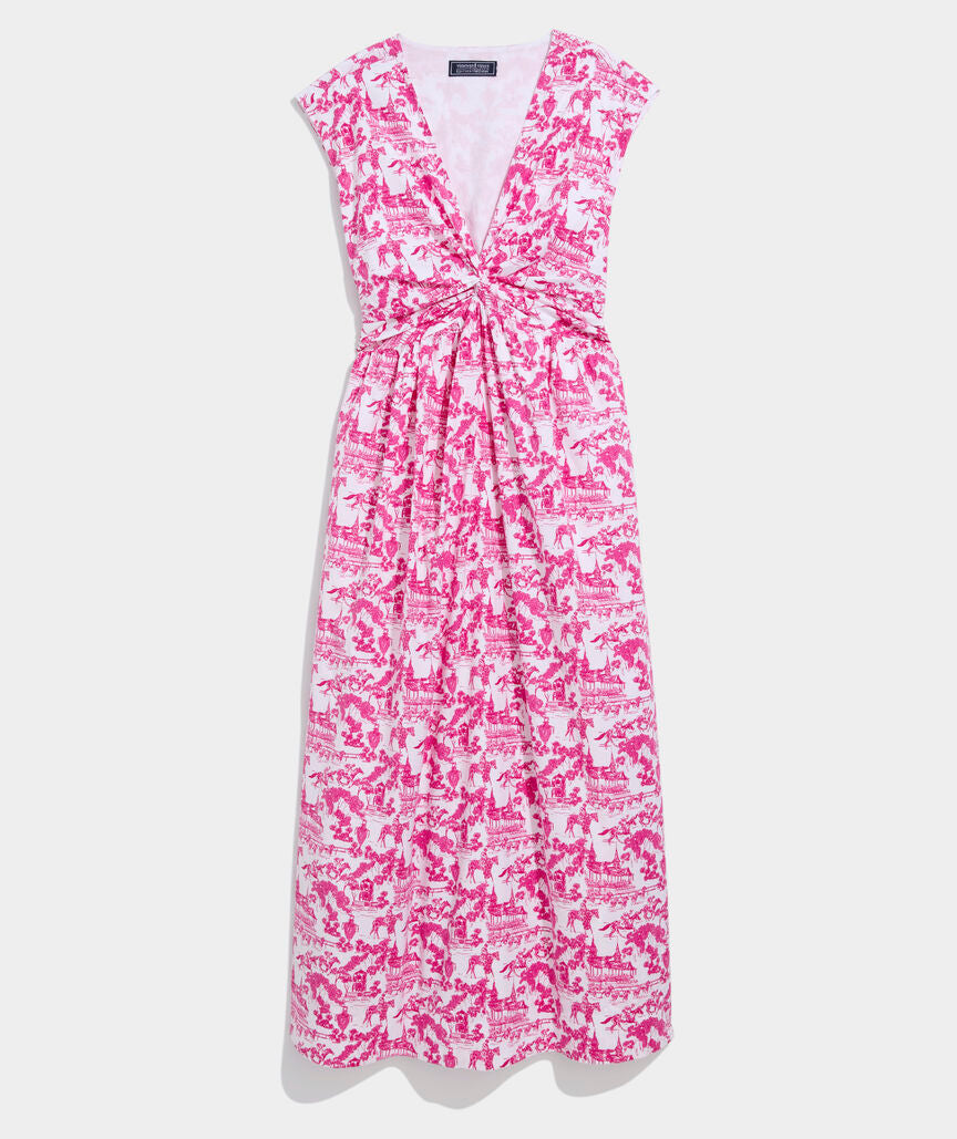 Vineyard Vines Kentucky Derby Tasha Twist Dress (Kd Scenic Rhodo) (Size: XS) Vineyard Vines Kentucky Derby Tasha Twist Dress (Kd Scenic Rhodo) (Size: XS)
