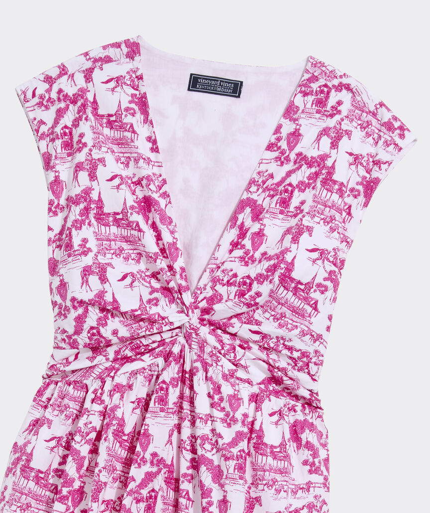 Vineyard Vines Kentucky Derby Tasha Twist Dress (Kd Scenic Rhodo) (Size: XS) Vineyard Vines Kentucky Derby Tasha Twist Dress (Kd Scenic Rhodo) (Size: XS)