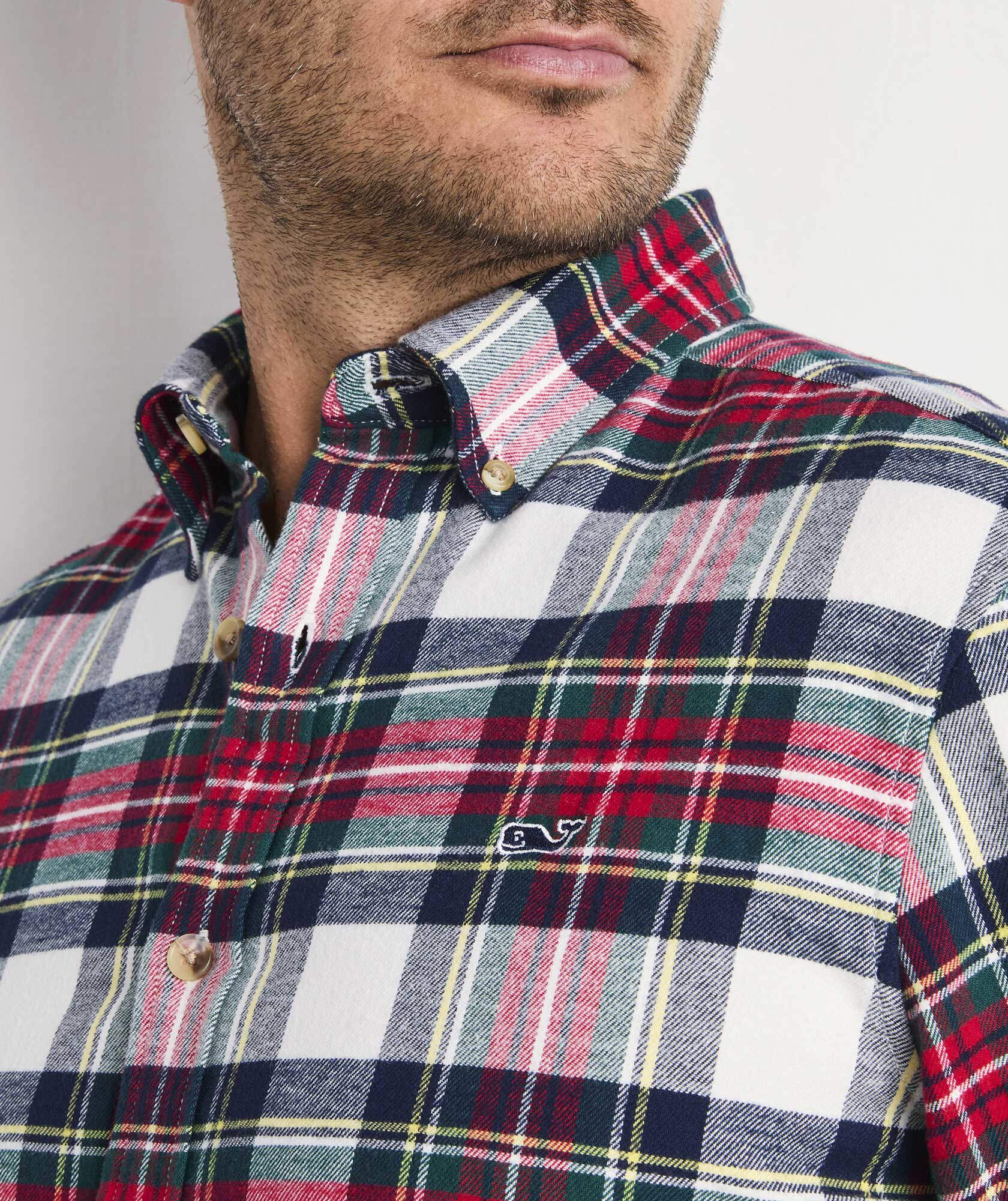 Vineyard Flannel Plaid Shirt