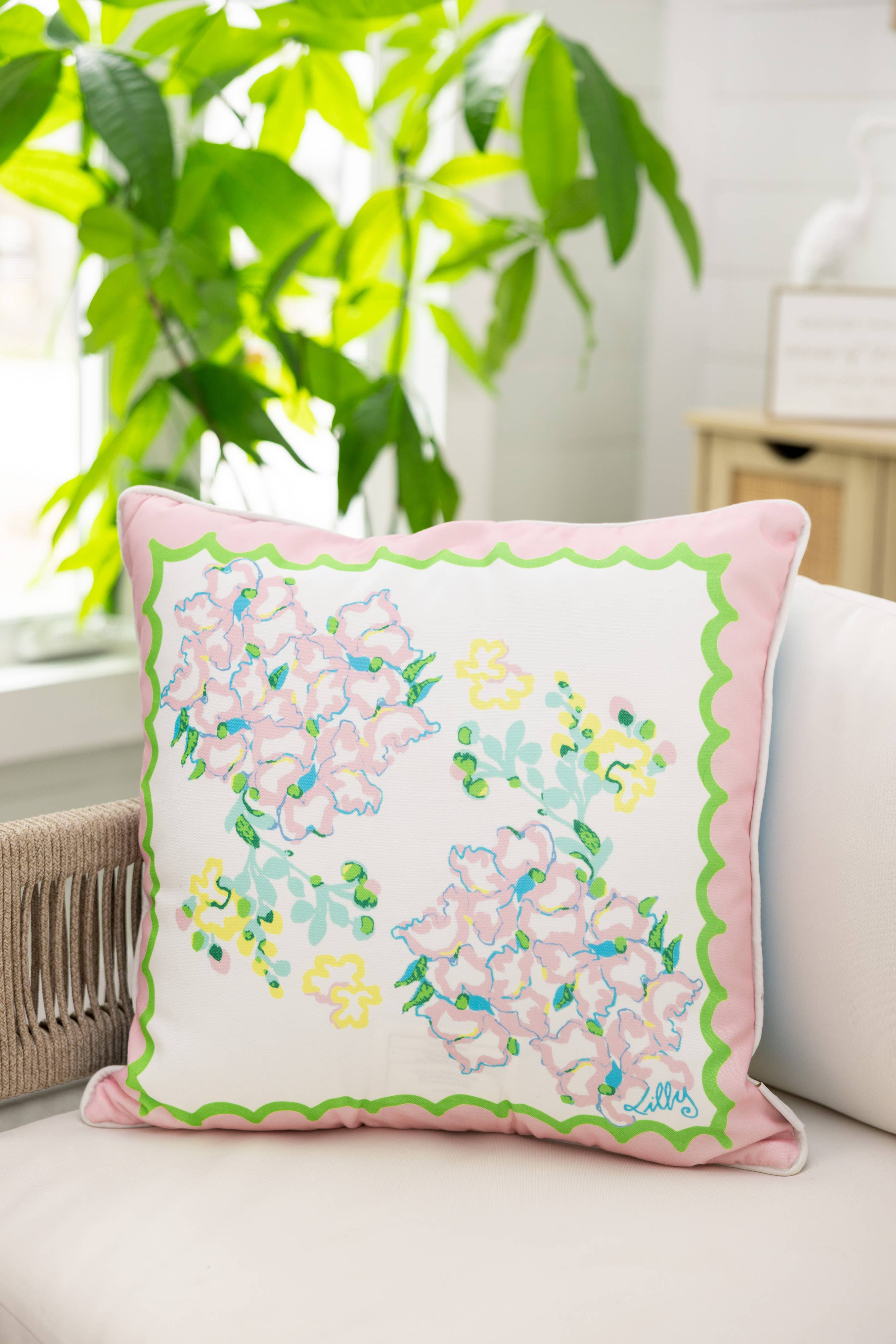 Large Pillow, Sun Tiles Home