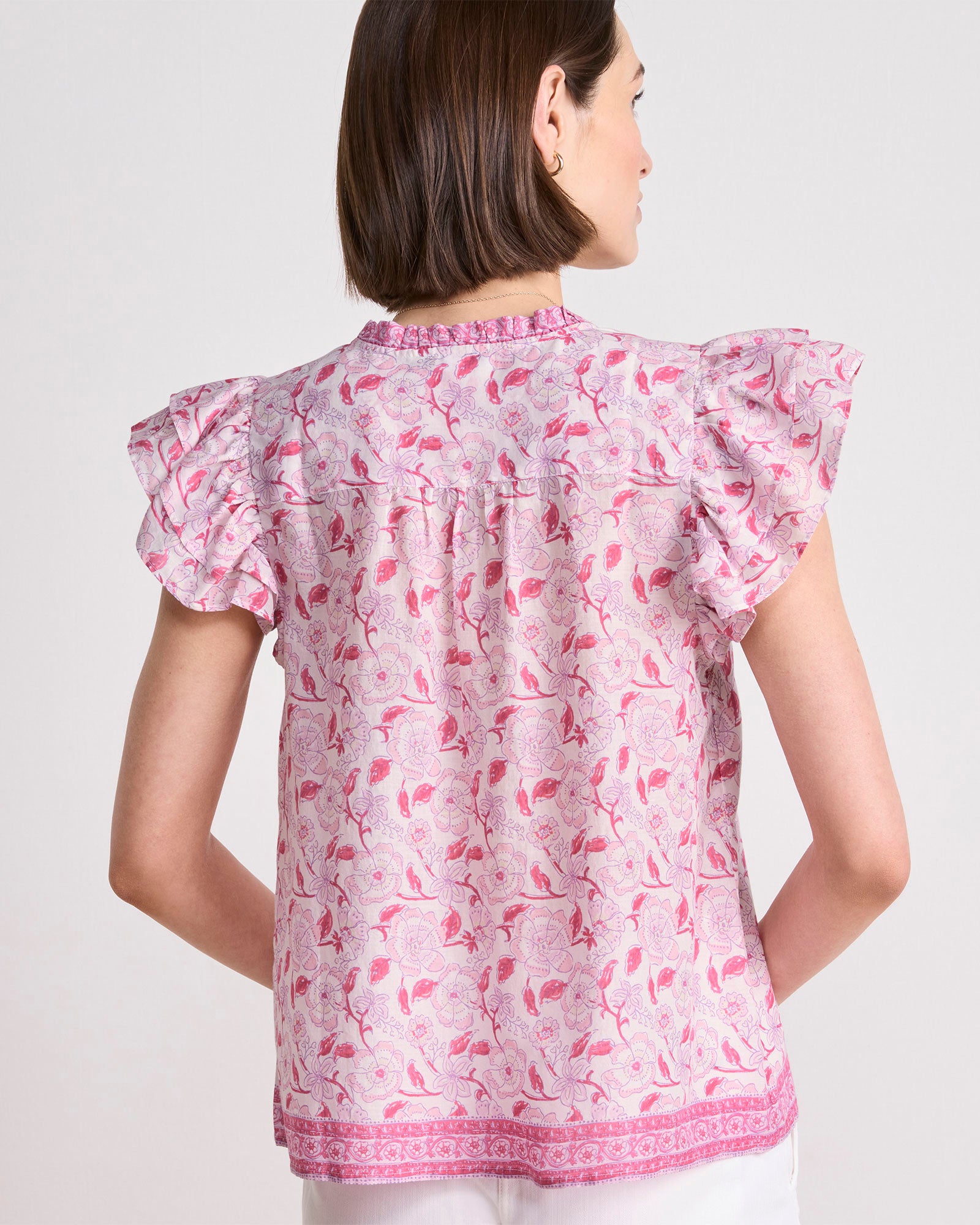 Adare Double Ruffle Top