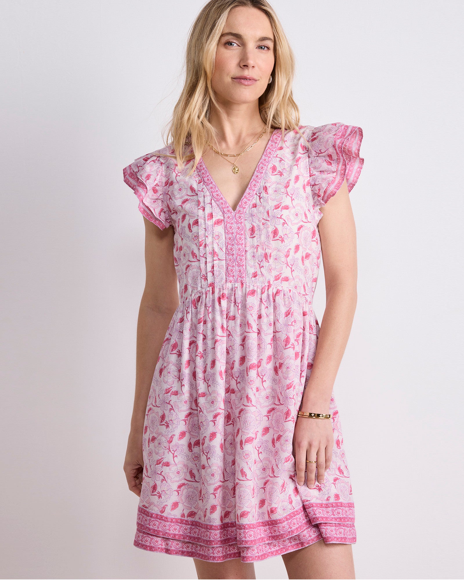 Flutter Sleeve Dress