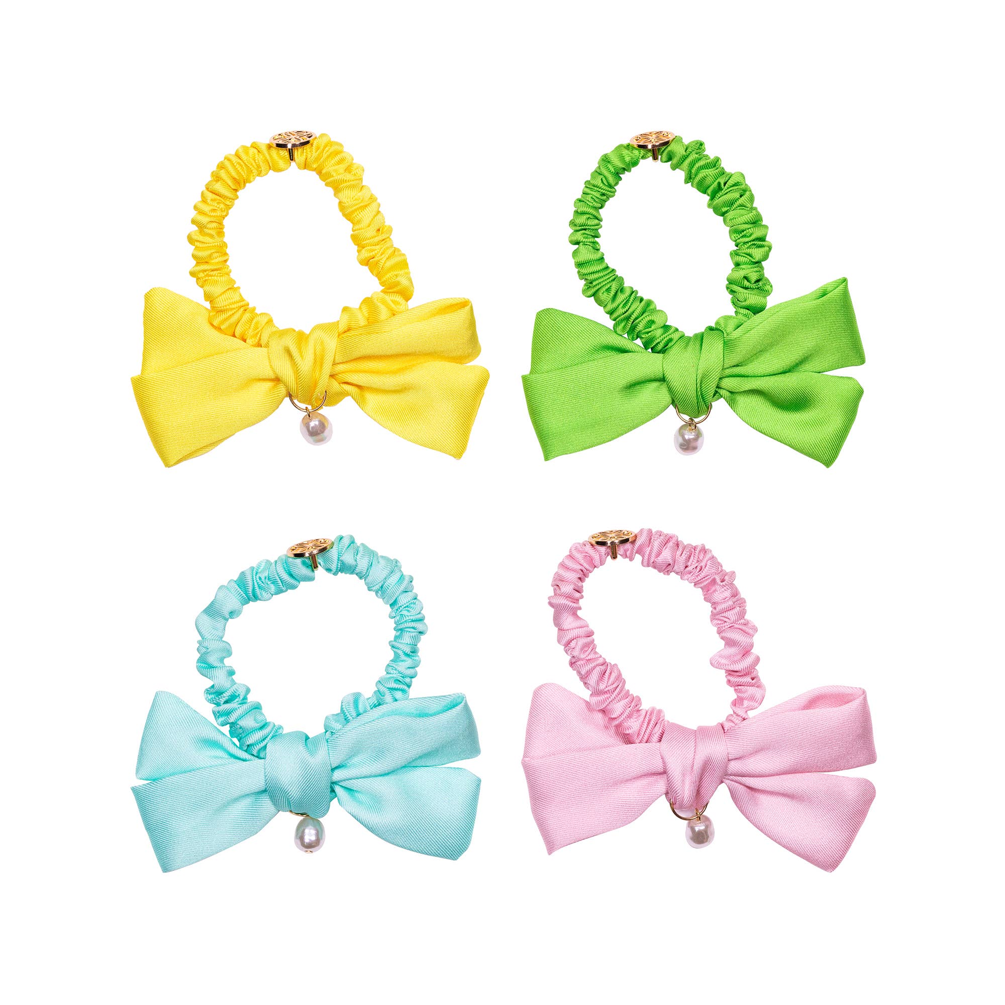 Mini Scrunchie Set, Assorted Solid