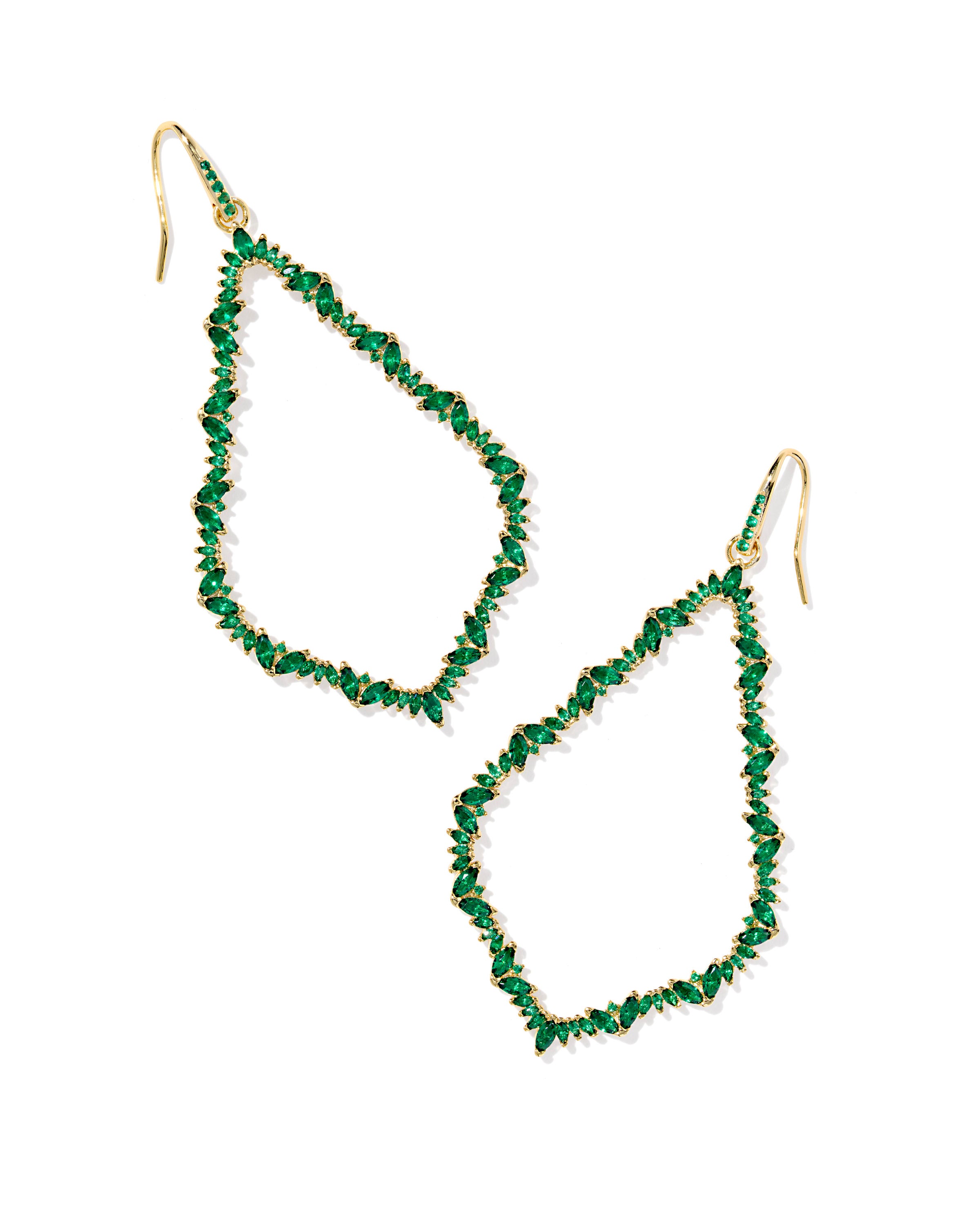 Sophee Crystal Open Frame Earrings