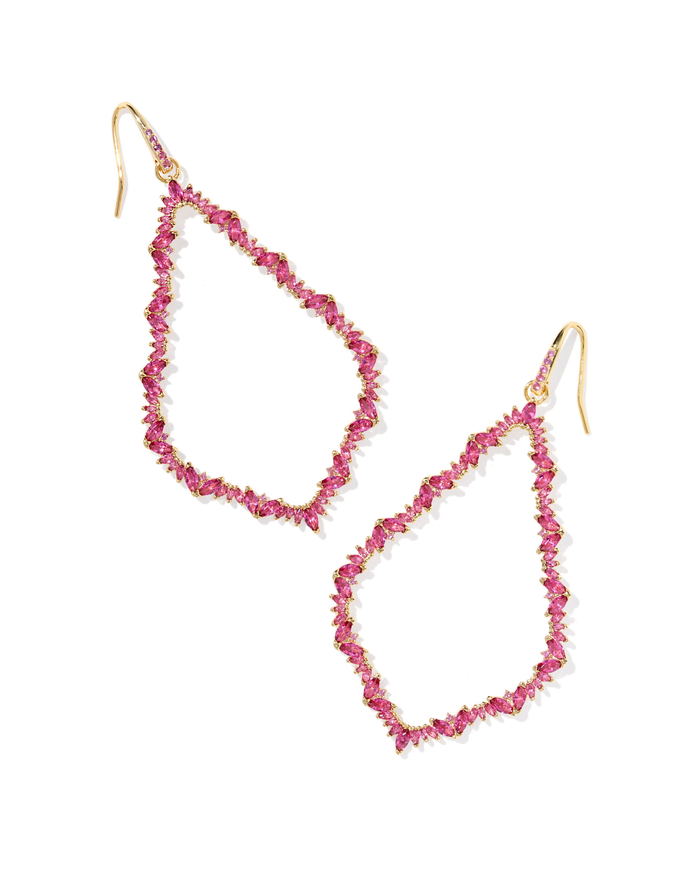 Sophee Crystal Open Frame Earrings