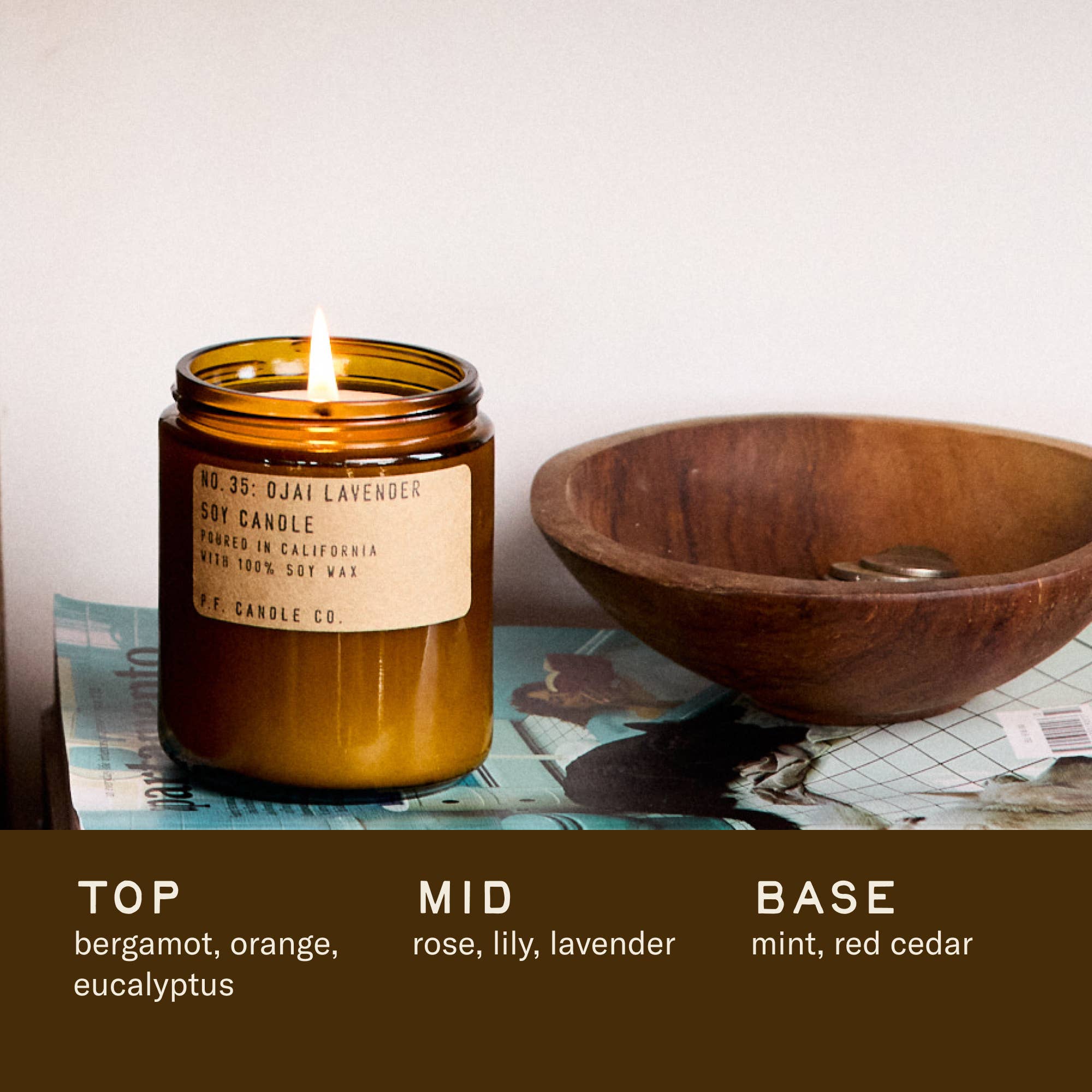 Ojai Lavender - 7.2 oz Standard Soy Candle: 7.2 oz