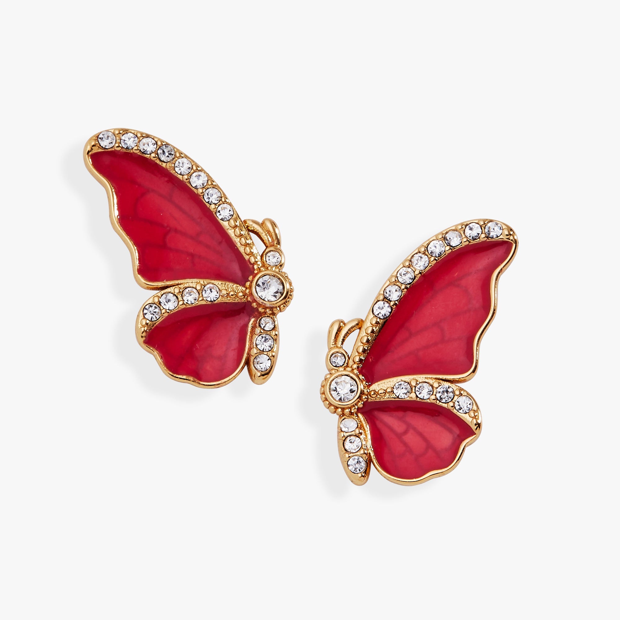 New York Botanical Garden 2-in-1 Butterfly Statement Earrings