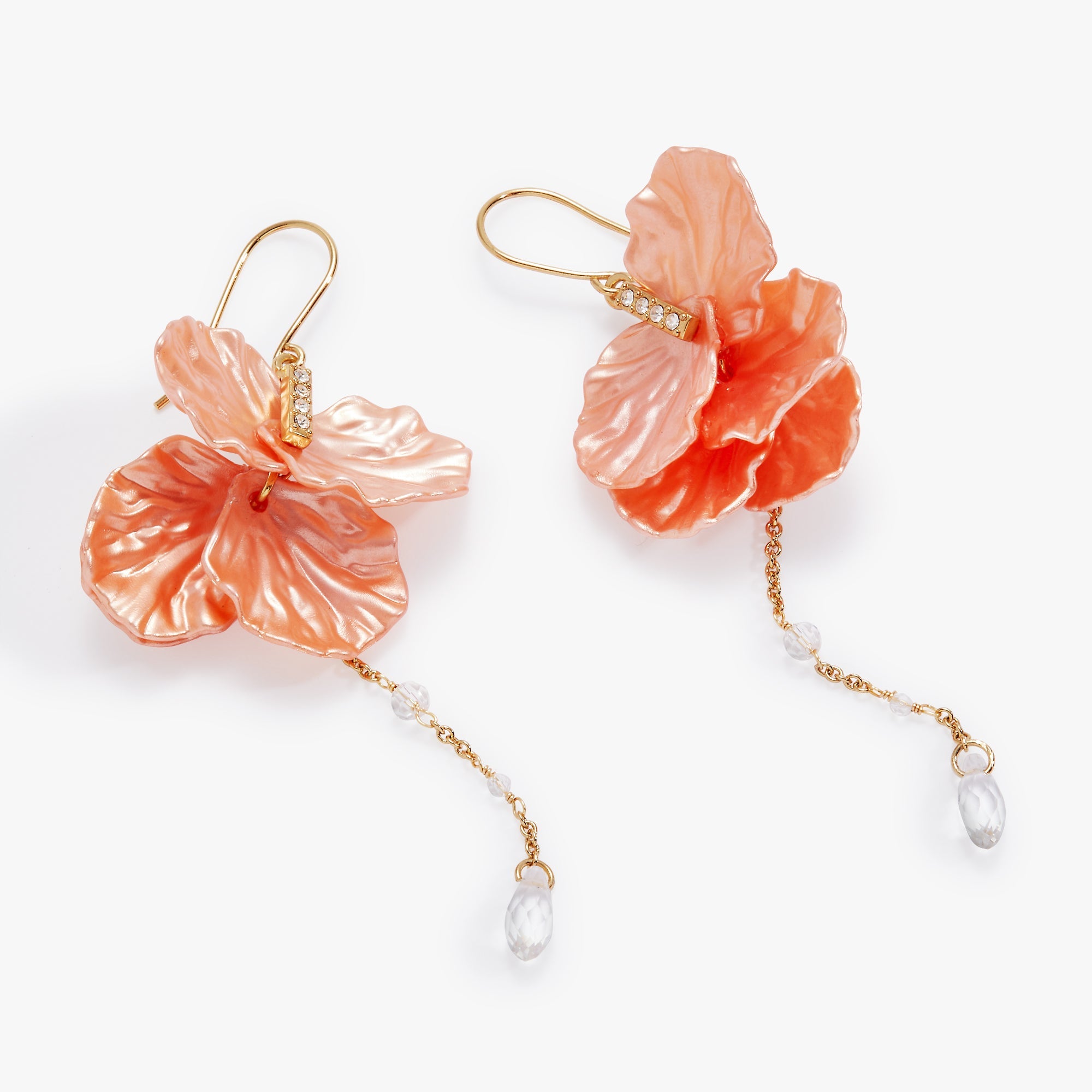 New York Botanical Garden Peony Petal Statement Earrings
