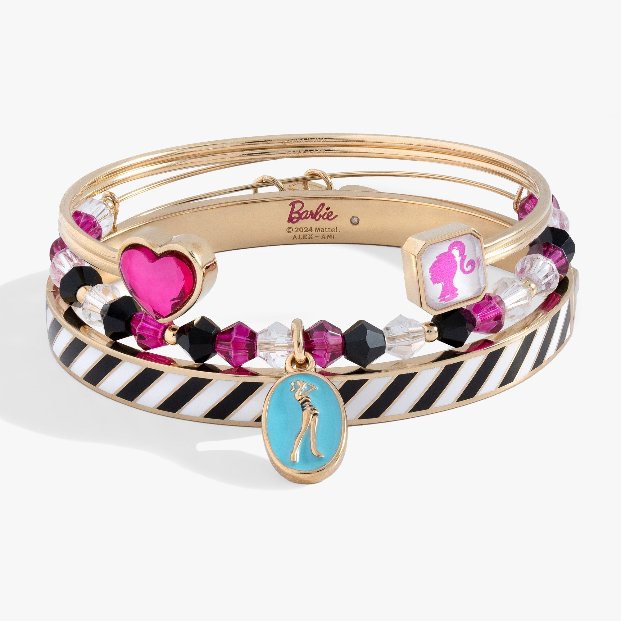 Retro Barbie Bracelet Set Of 3