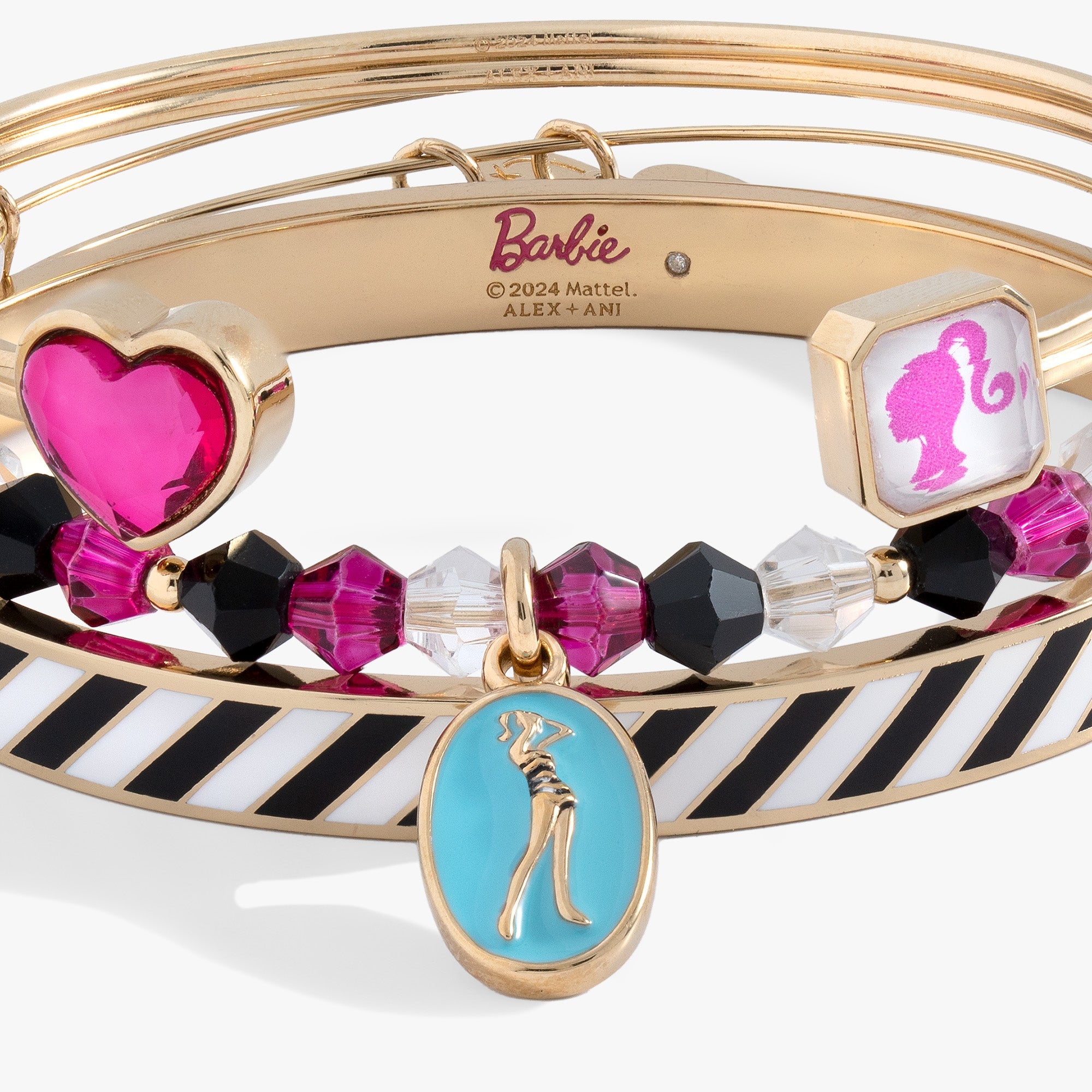 Retro Barbie Bracelet Set Of 3