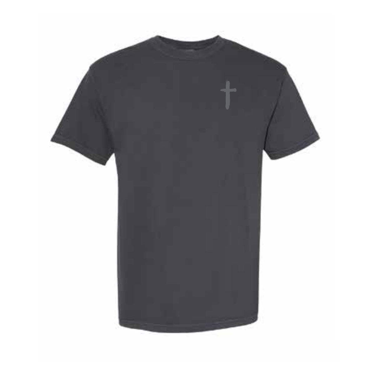 All For His Glory Tee in Pepper - front