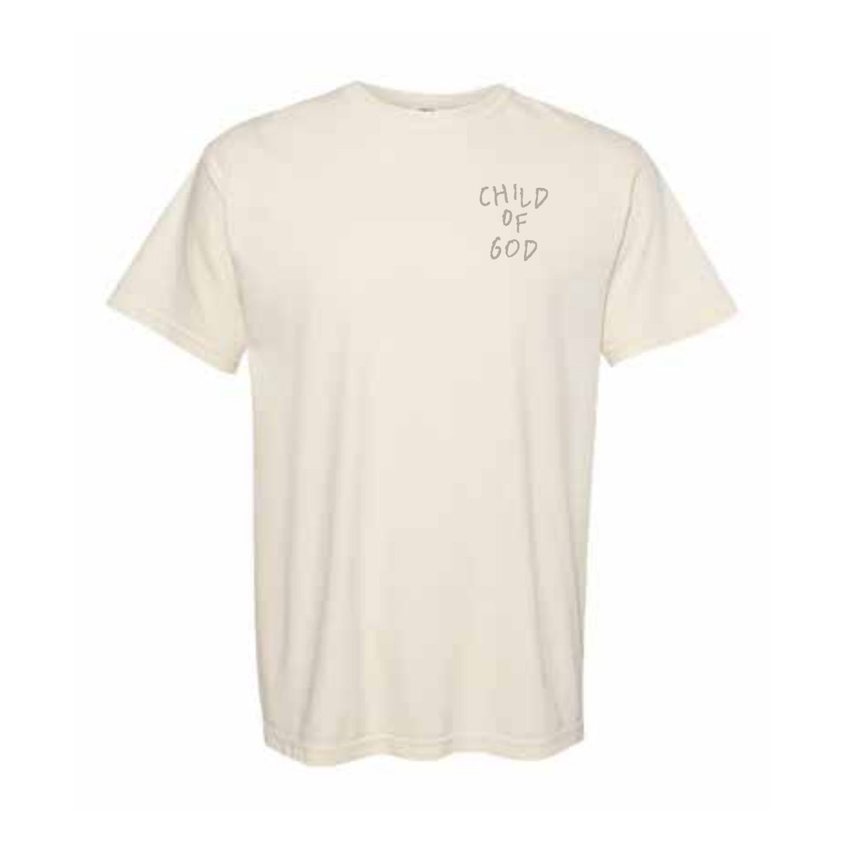 Child of God Tee in Ivory - front