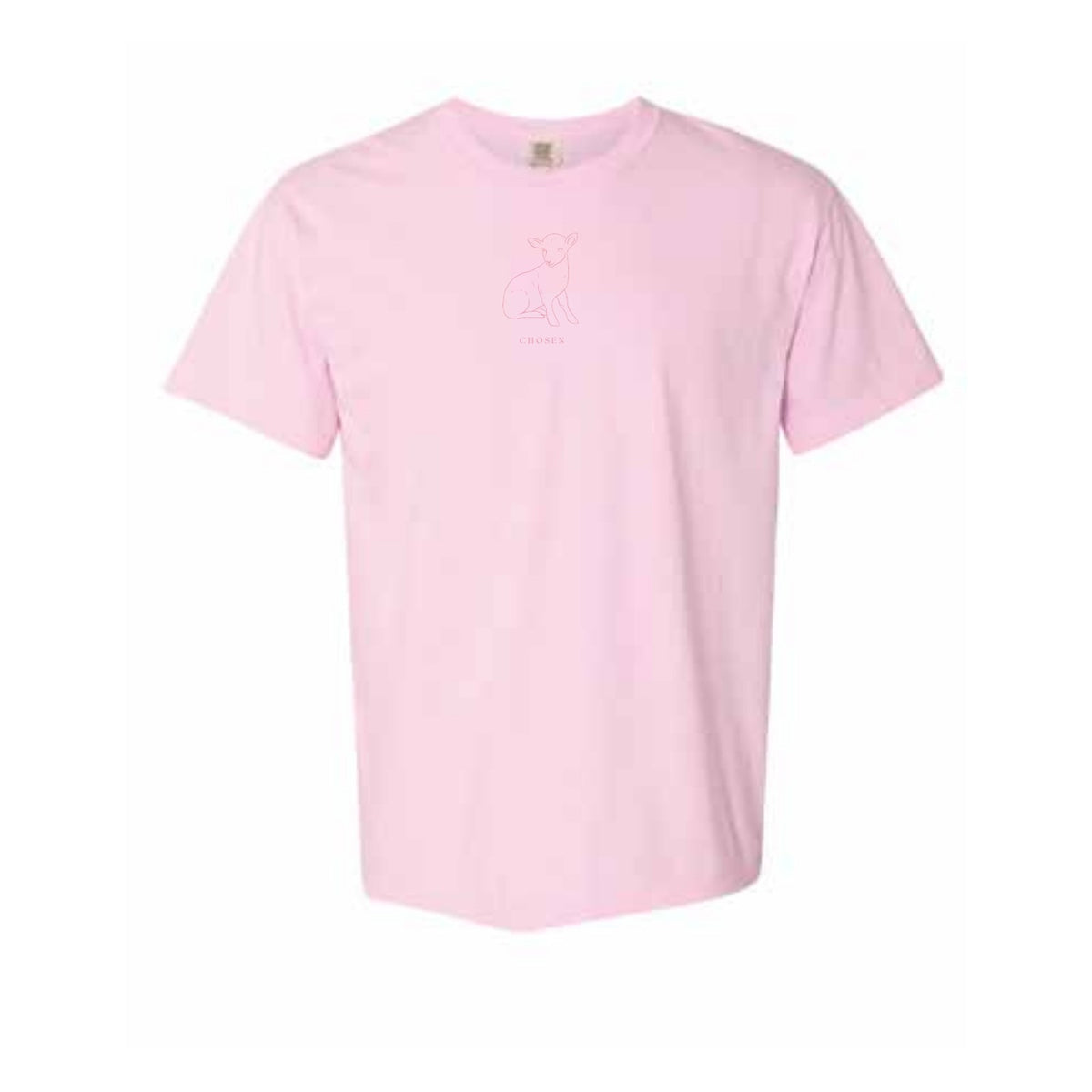 Chosen Lamb Tee in Blossom - front