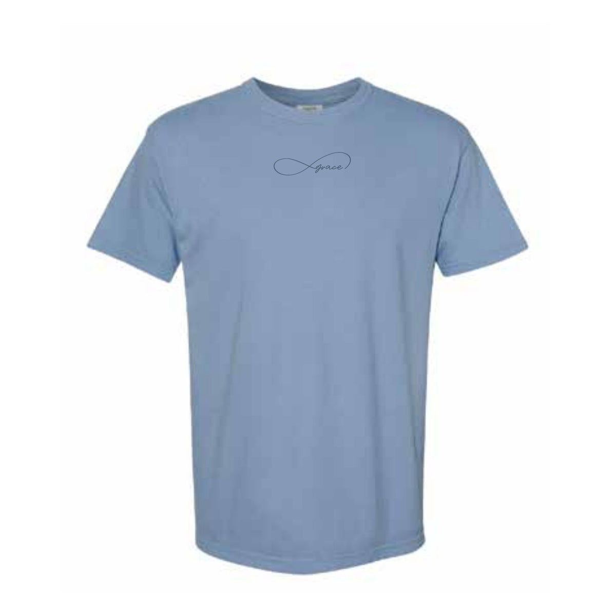 Grace Infinity Tee in Blue Jean - front