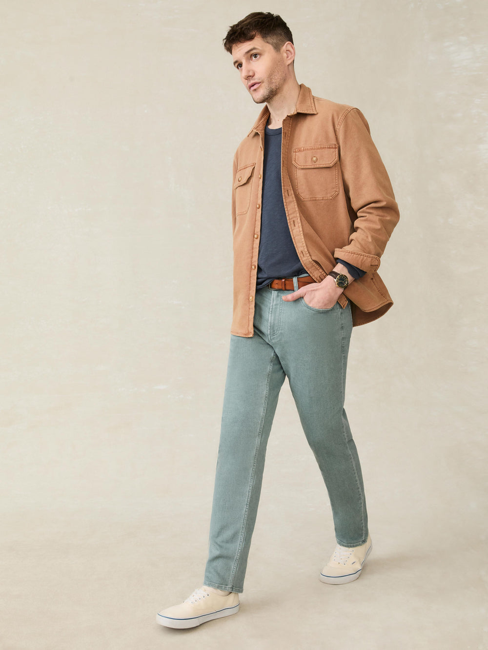 Stretch Terry 5-Pocket