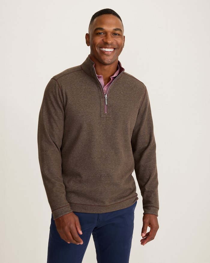 Flipview Reversible Half-Zip Sweatshirt