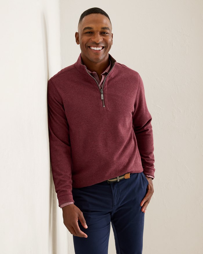 Flipview Reversible Half-Zip Sweatshirt
