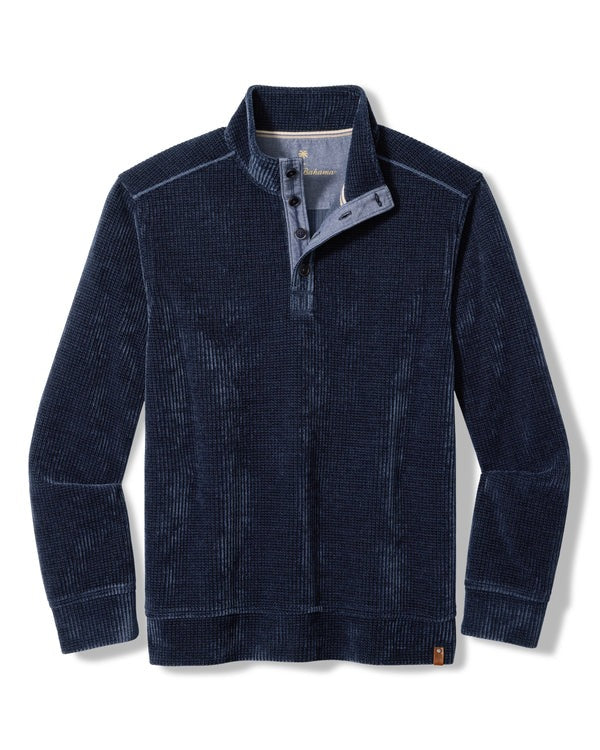 MT Vista Button Mock Sweater