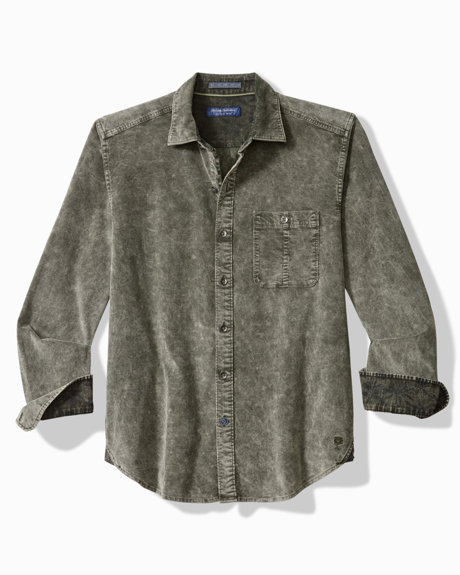 Big & Tall Coastline Cord Stretch Sun Fade Shirt