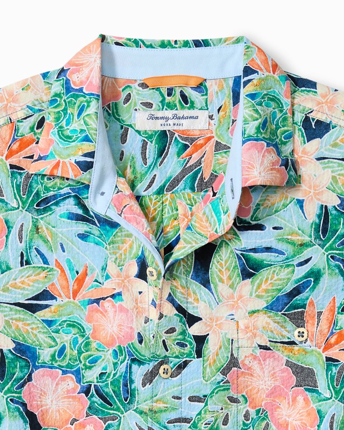 Nova Wave Jungle Party Cotton-Blend Shirt