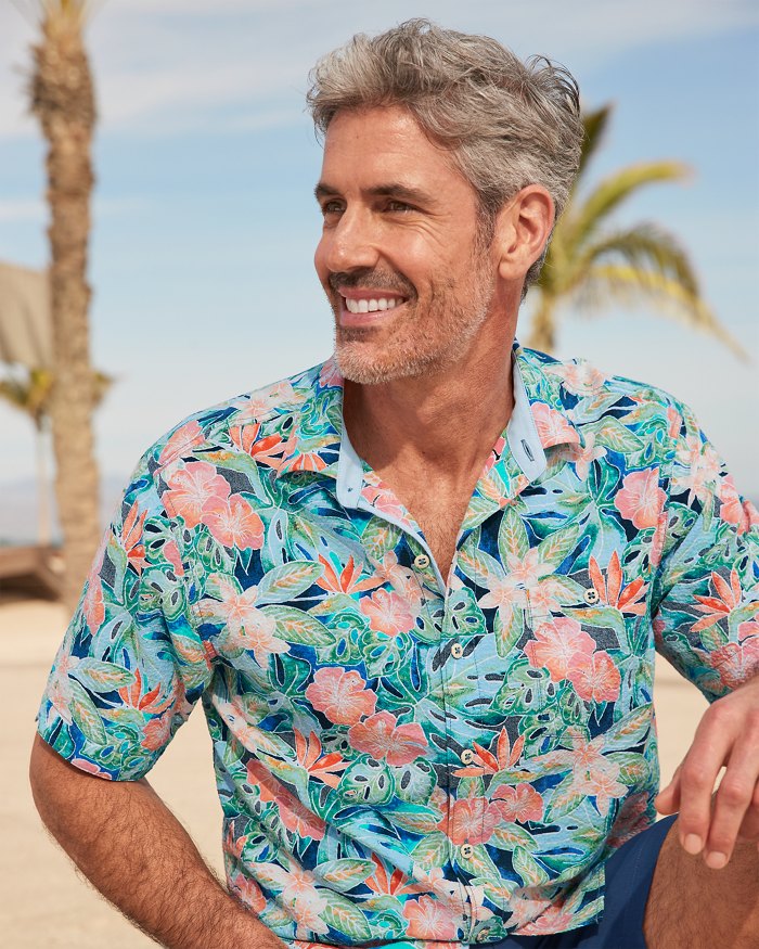 Nova Wave Jungle Party Cotton-Blend Shirt